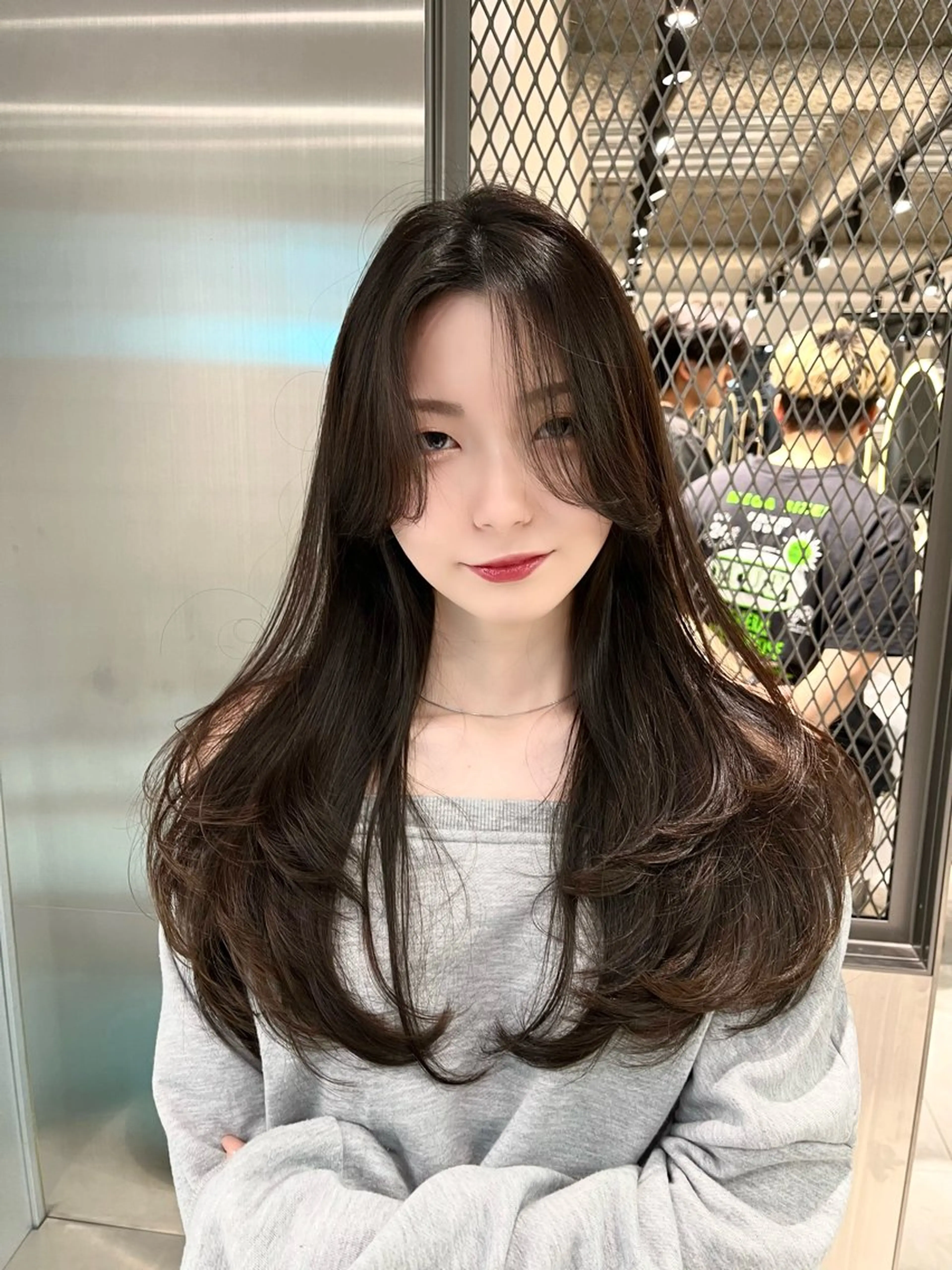 ロング レイヤーカット カット ヘアカラー レイヤー/髪質改善 /くびれショート加納のヘアスタイル