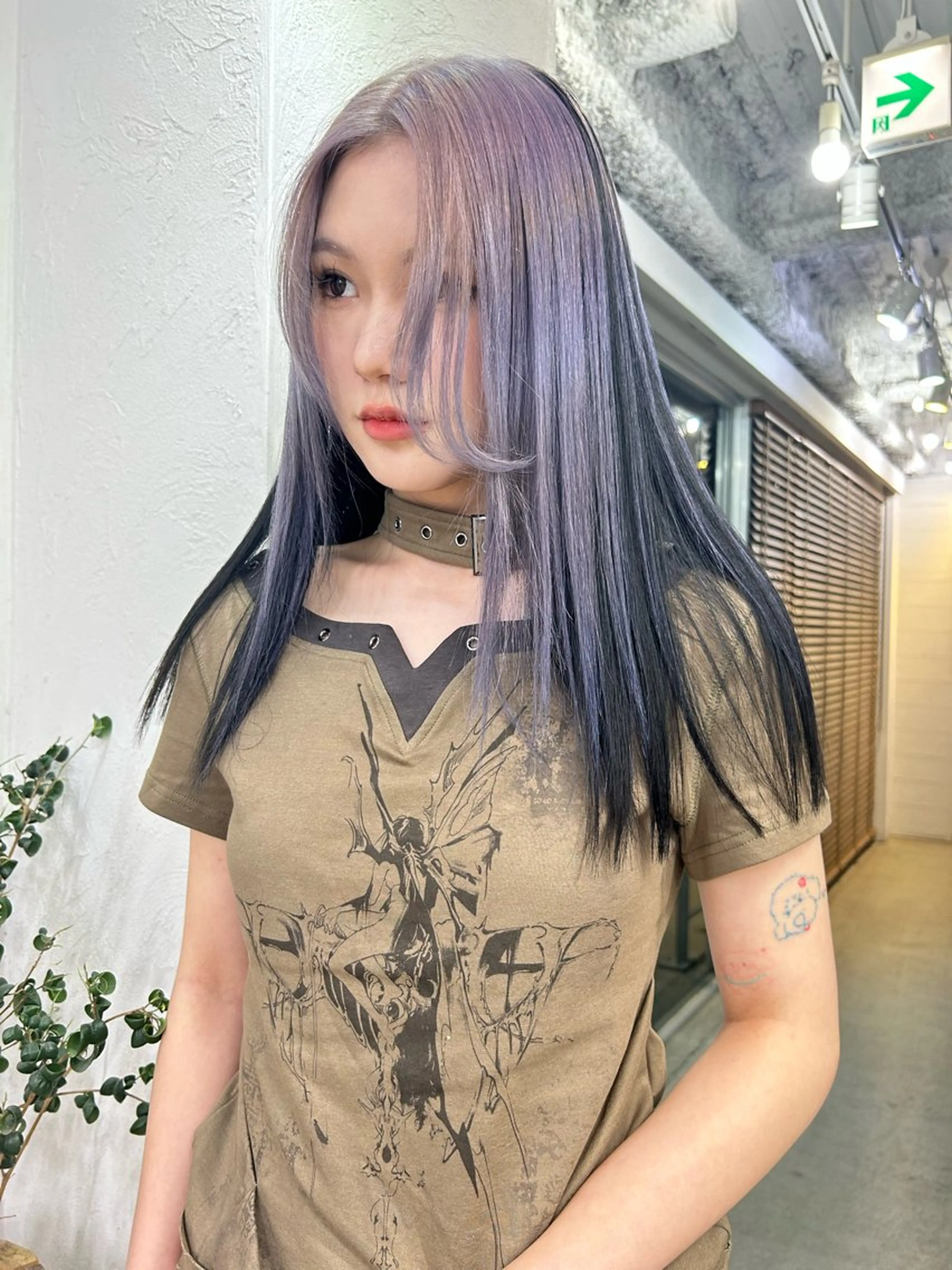 ロング カラー メンズ カット ヘアカラー トリートメント 🧸艶々韓国ヘア 🧁mizunaのヘアスタイル