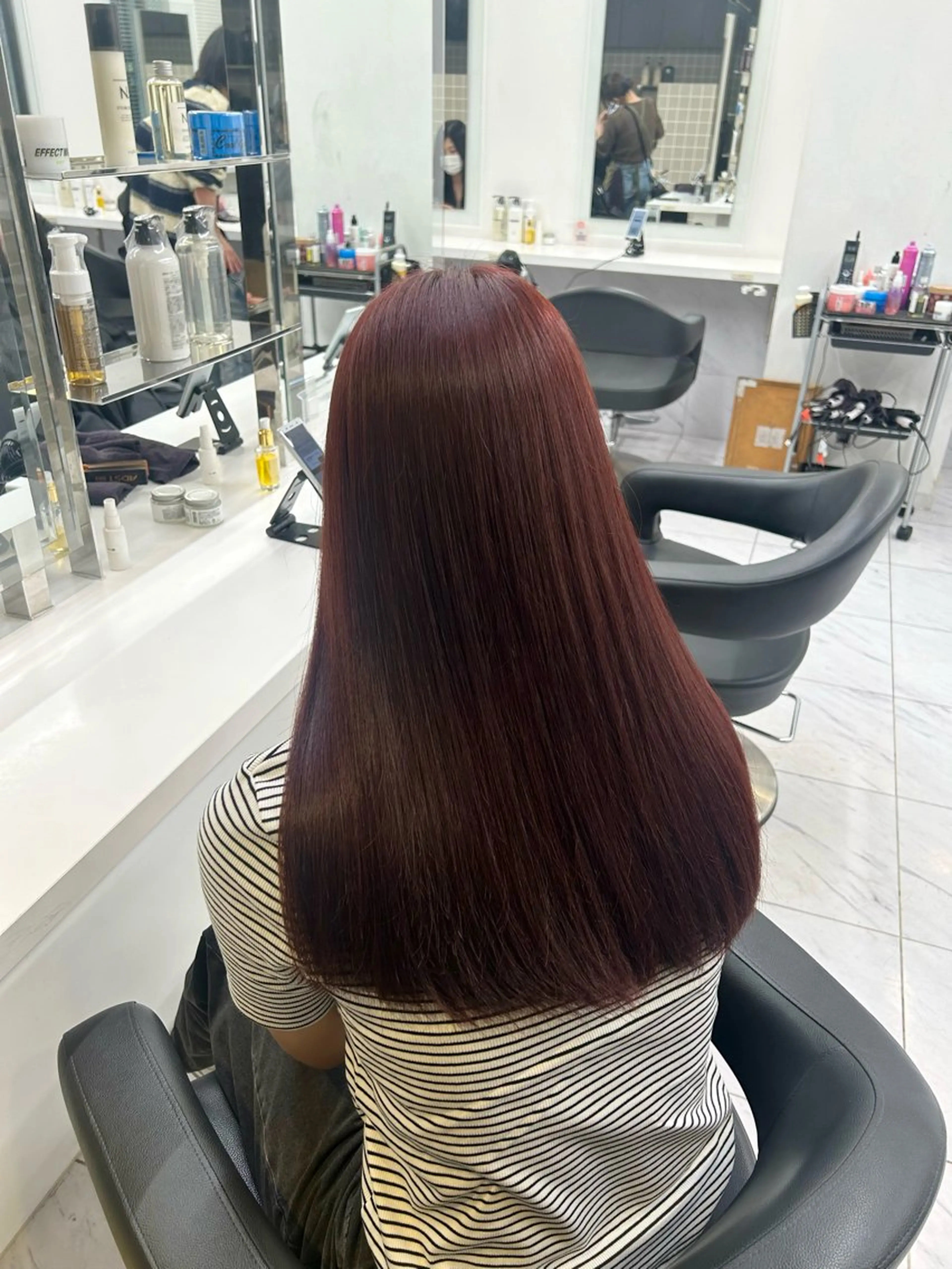 カラー 透明感ベージュ🤎 ナチュラルレイヤーのヘアスタイル