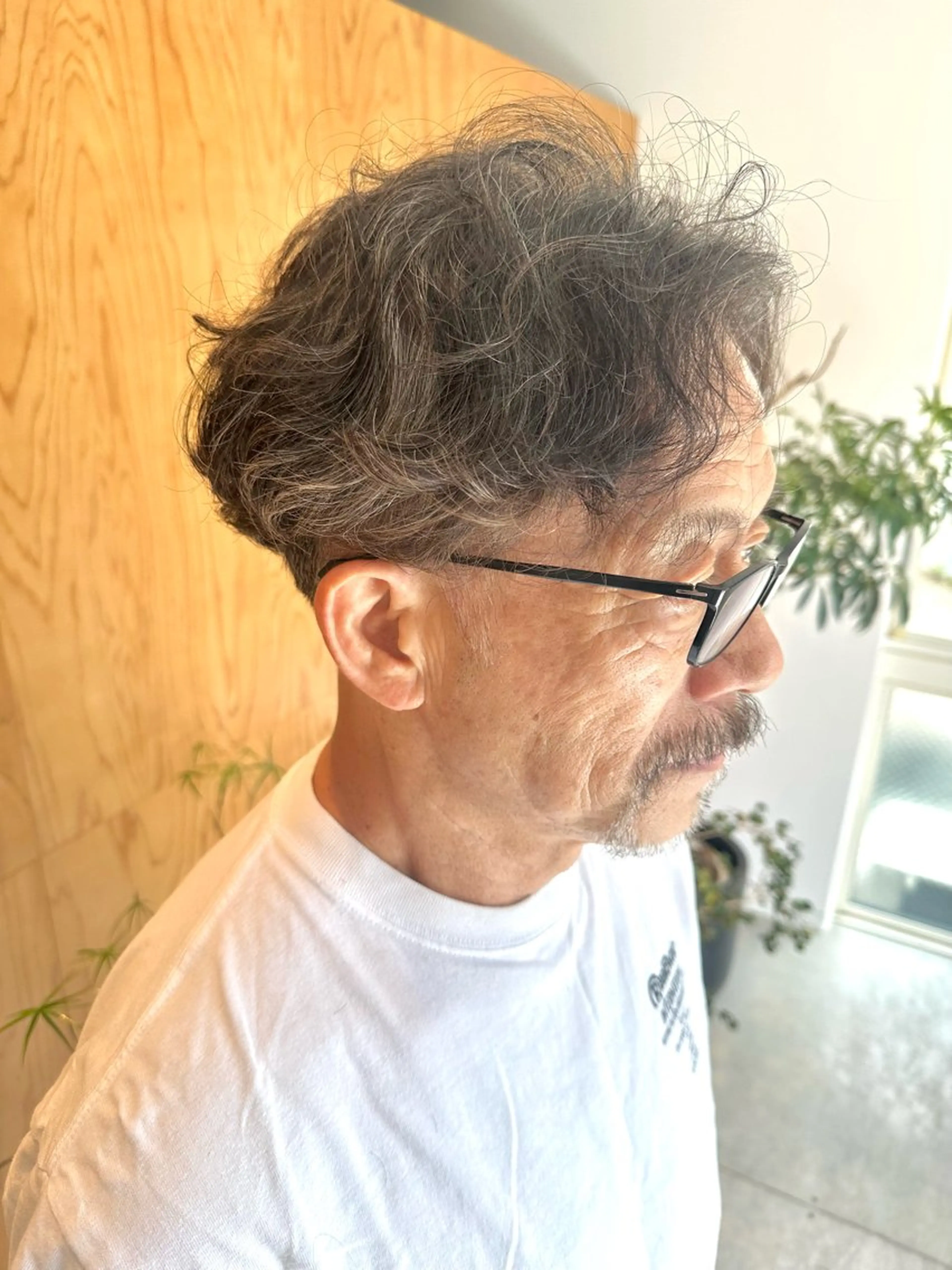 ミディアム パーマ メンズ ミディアムパーマ メンズパーマ ニュアンスパーマ メンズパーマ達人/ フェード/イツキのヘアスタイル