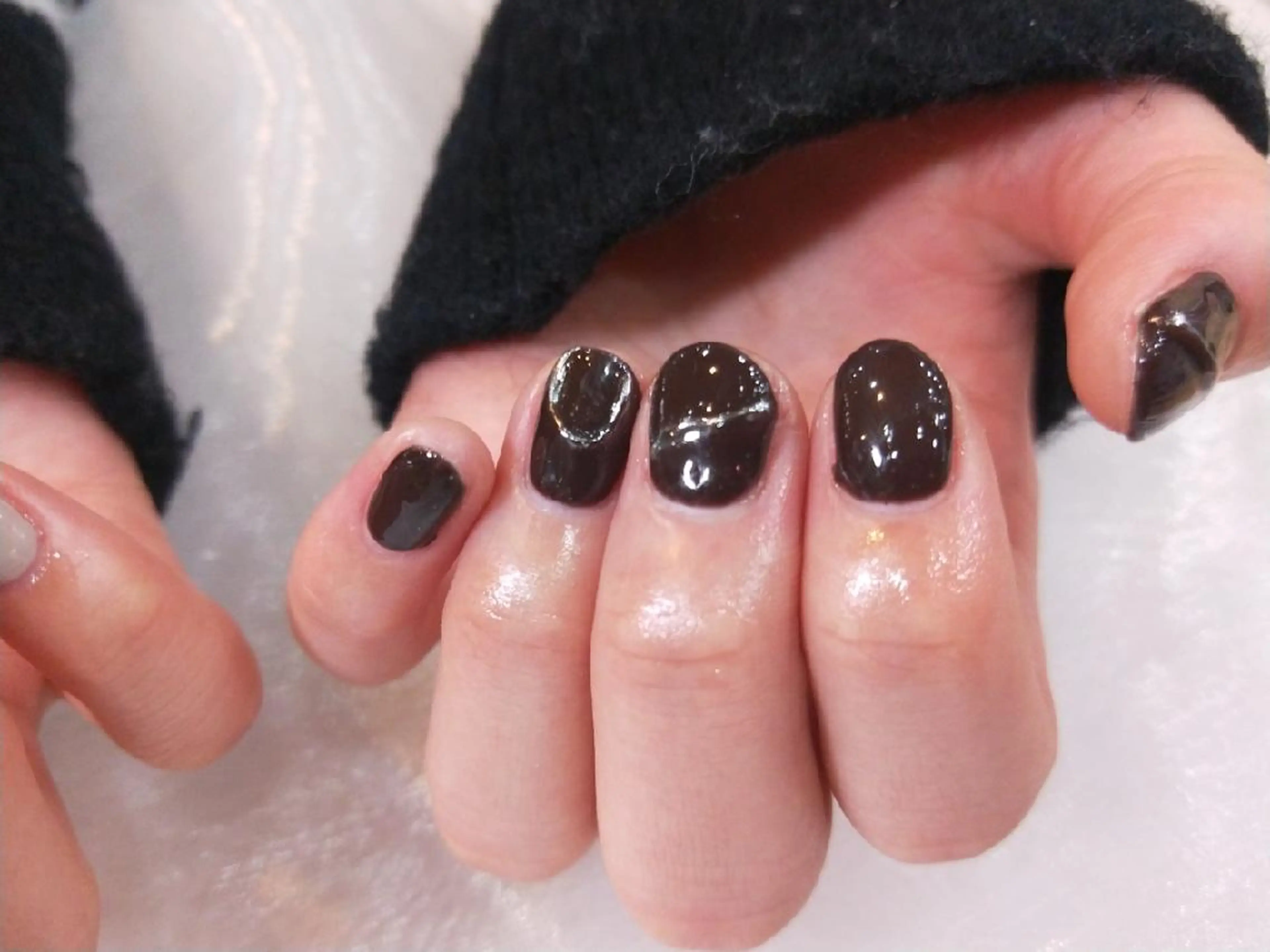 ネイル ハンドネイル ハンドケア R'well所属・はばすみれ🎀ﾈｲﾙ 光ﾌｪｲｼｬﾙ ﾍｱのネイルデザイン