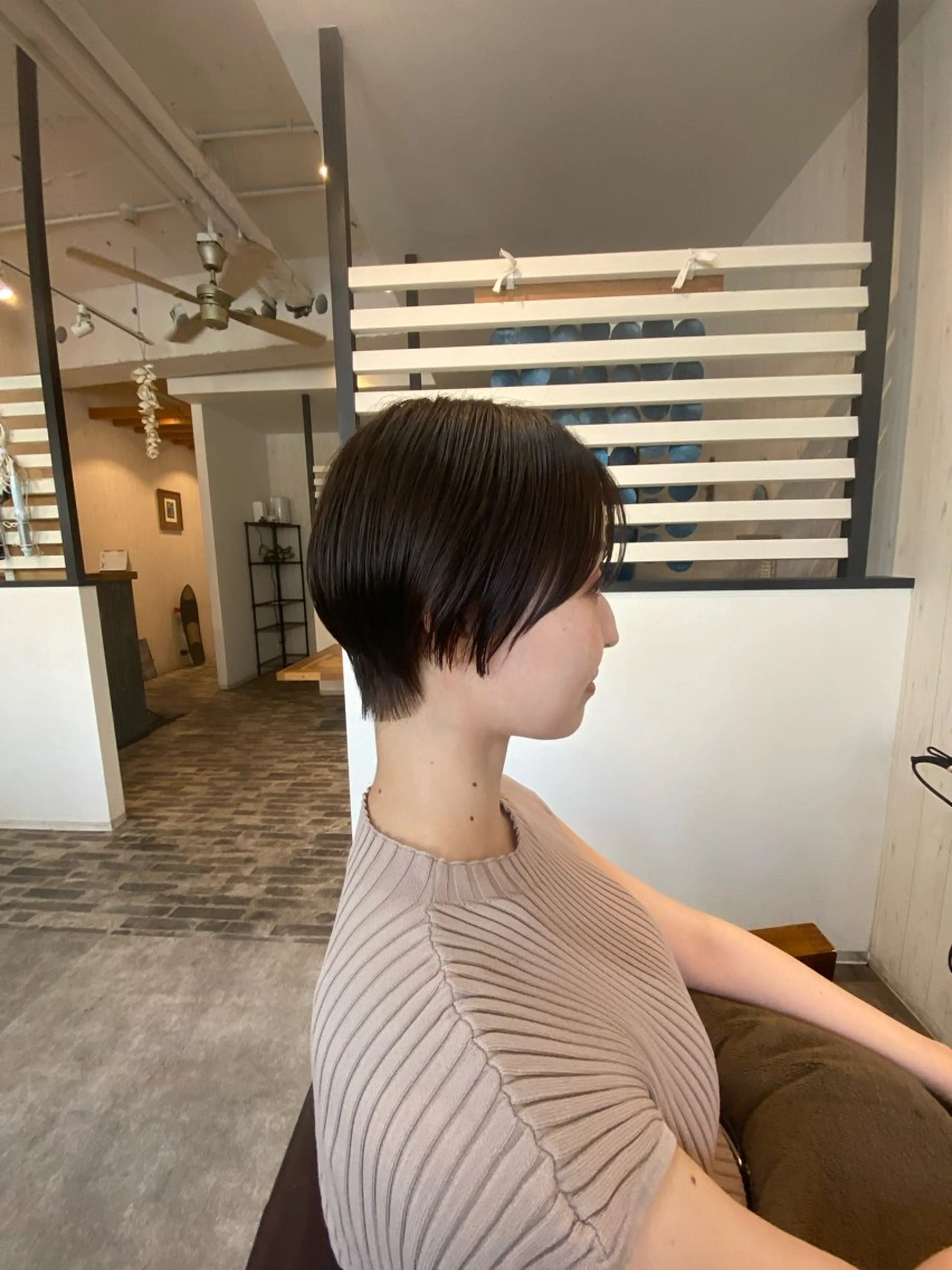 ショート カラー 似合わせカット ショートヘア 小顔カット [店長]加地 峻のヘアスタイル