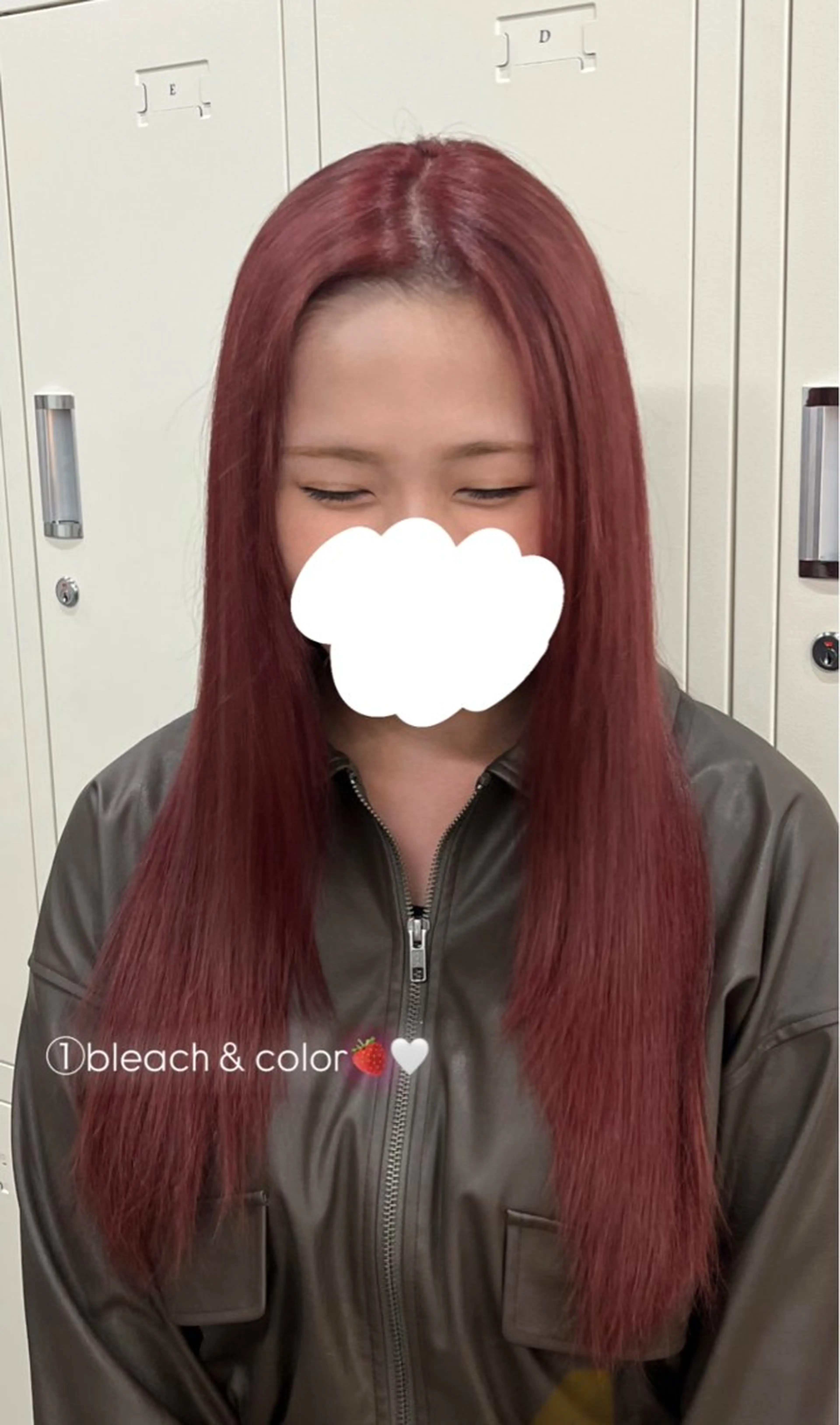 ロング カラー 喜友名 ウララのヘアスタイル