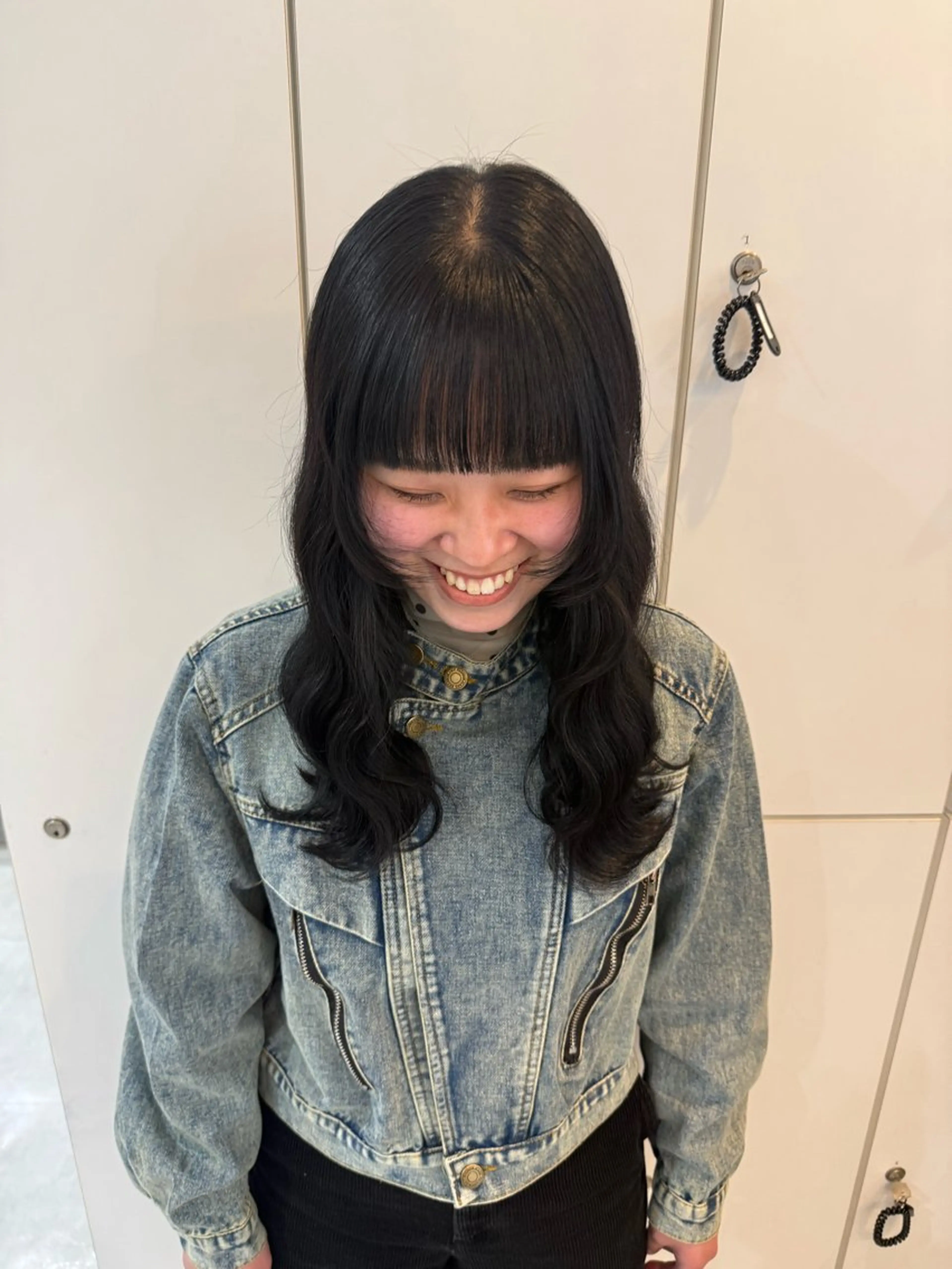 ロング カラー カット ヘアカラー neneka レイヤー／パーマのヘアスタイル