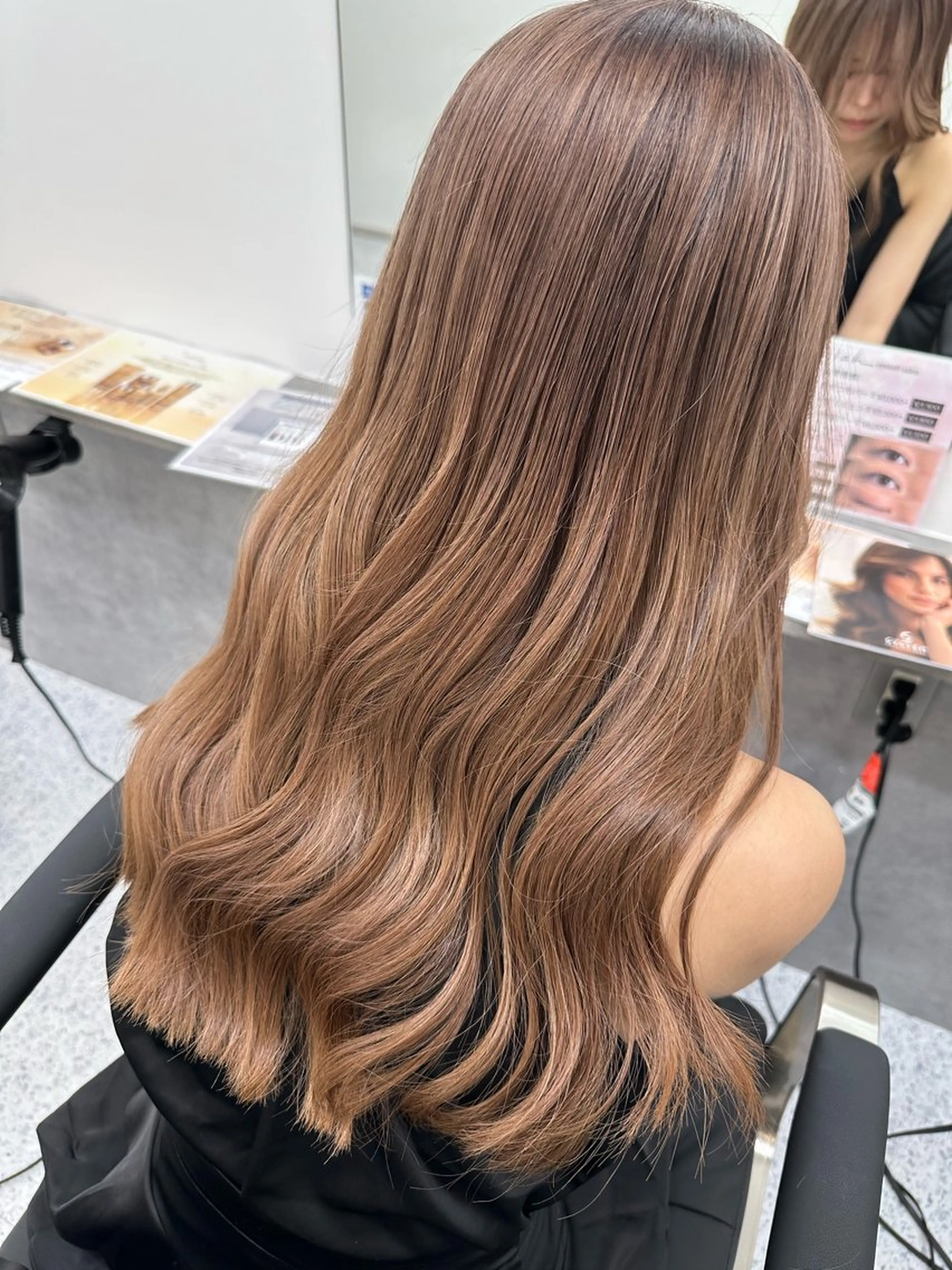 ロング カラー ヘアアレンジ ヘアカラー トリートメント 久米 治仁のヘアスタイル