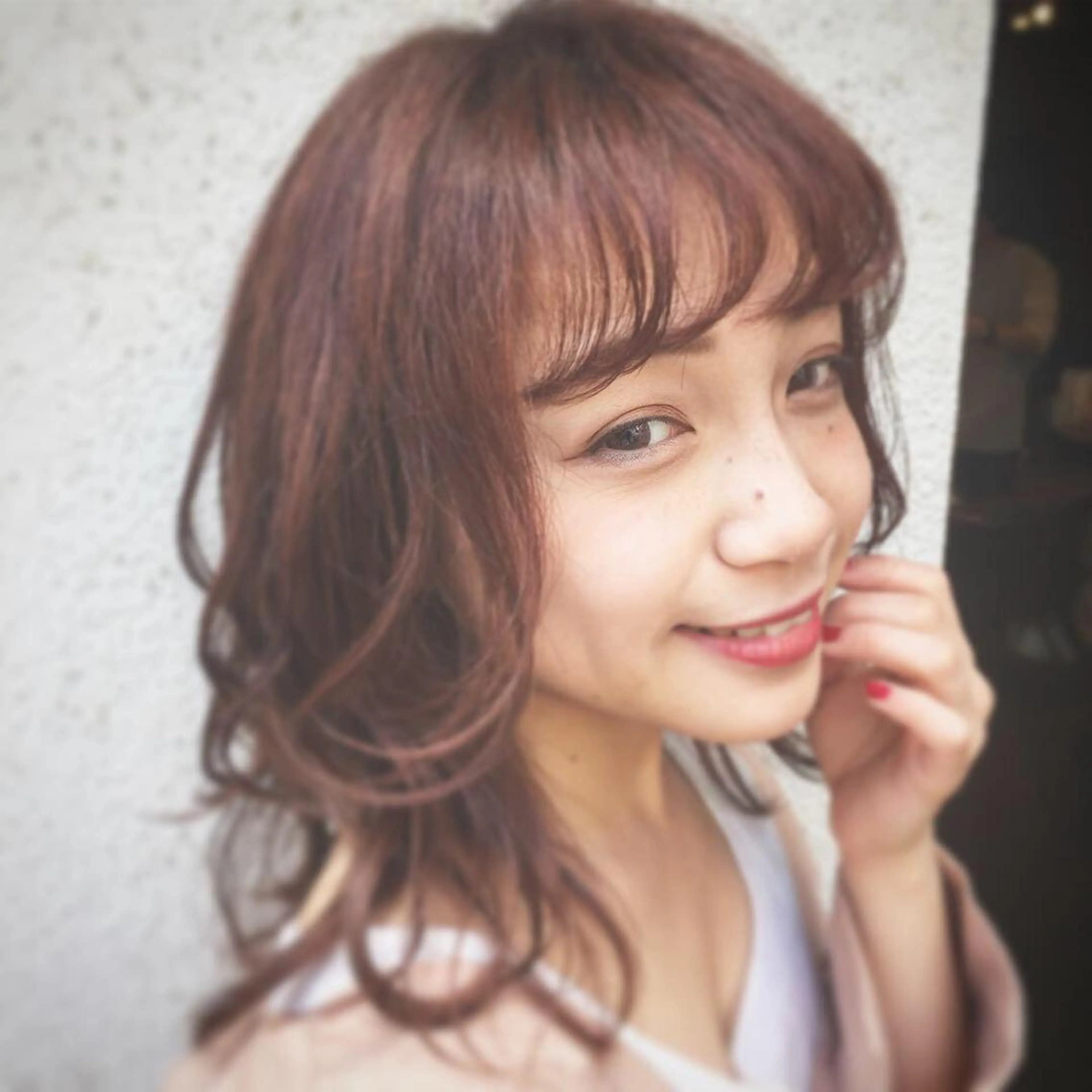 ミディアム 池田 雄作のヘアスタイル