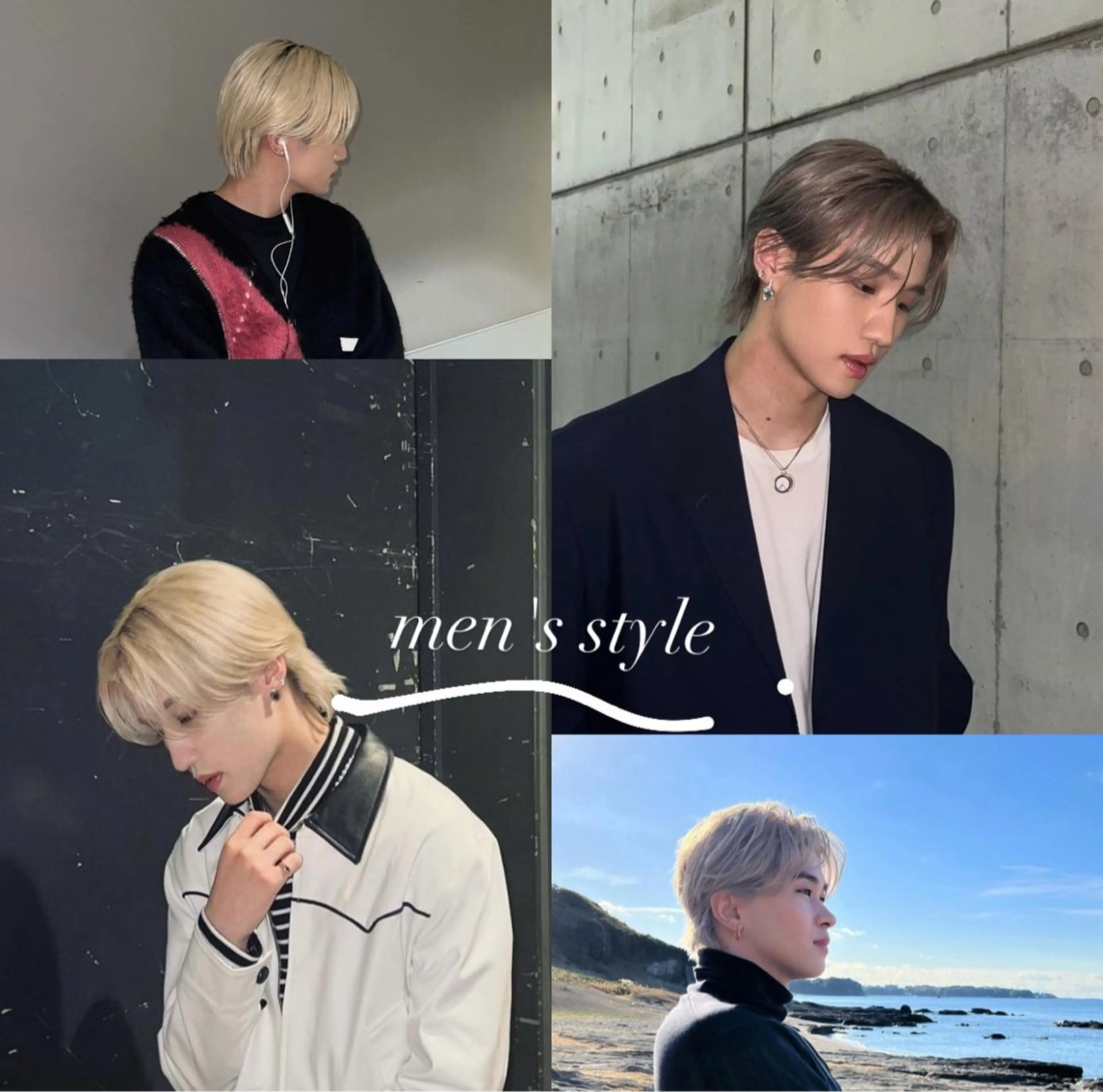 メンズ センターパート メンズ韓国風 collet ginza所属・【髪質改善】カラー 韓国ヘア🎀RISAのヘアスタイル