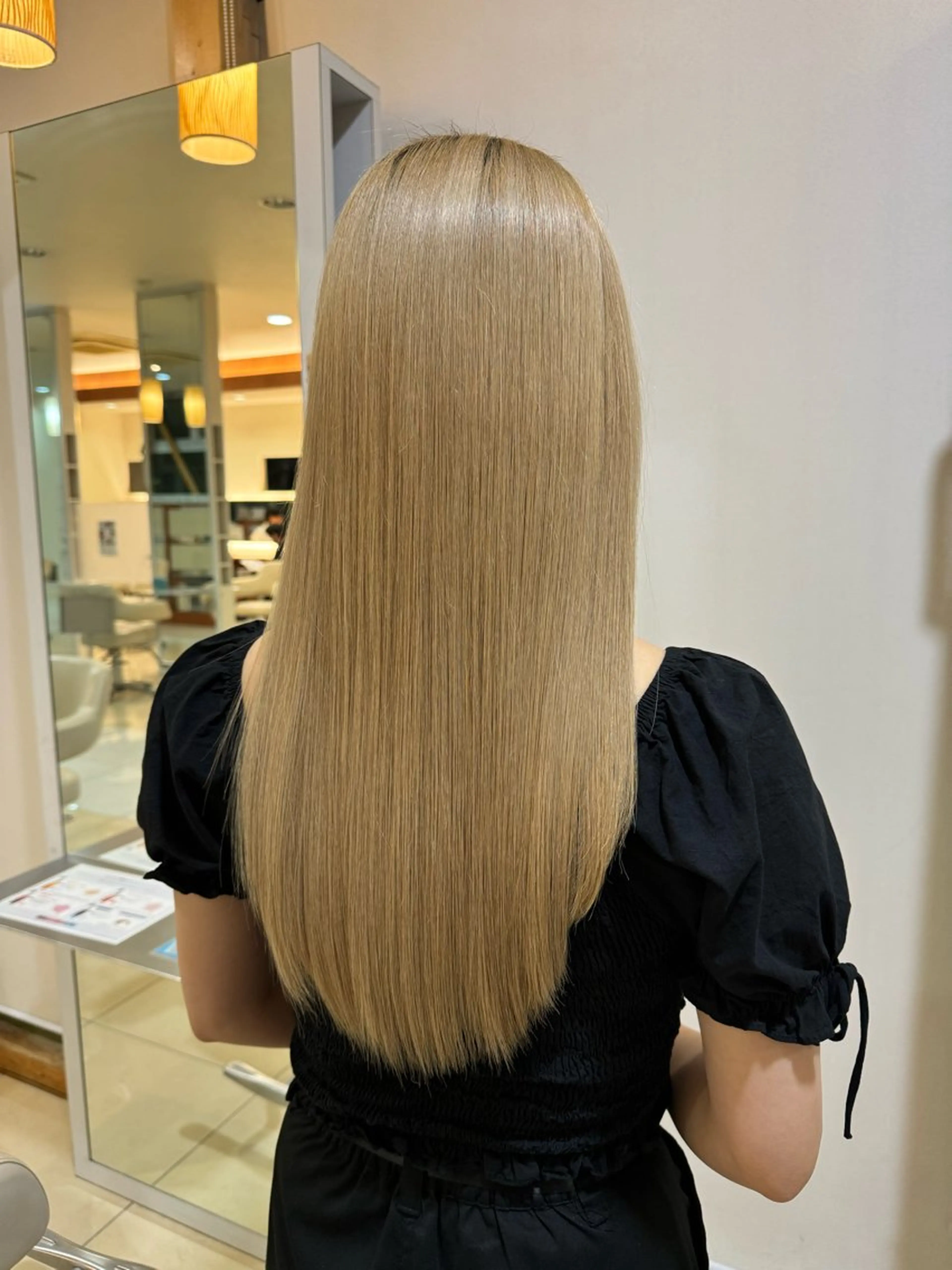 ロング カラー 💖透明感カラー💖 西添 奈々美のヘアスタイル