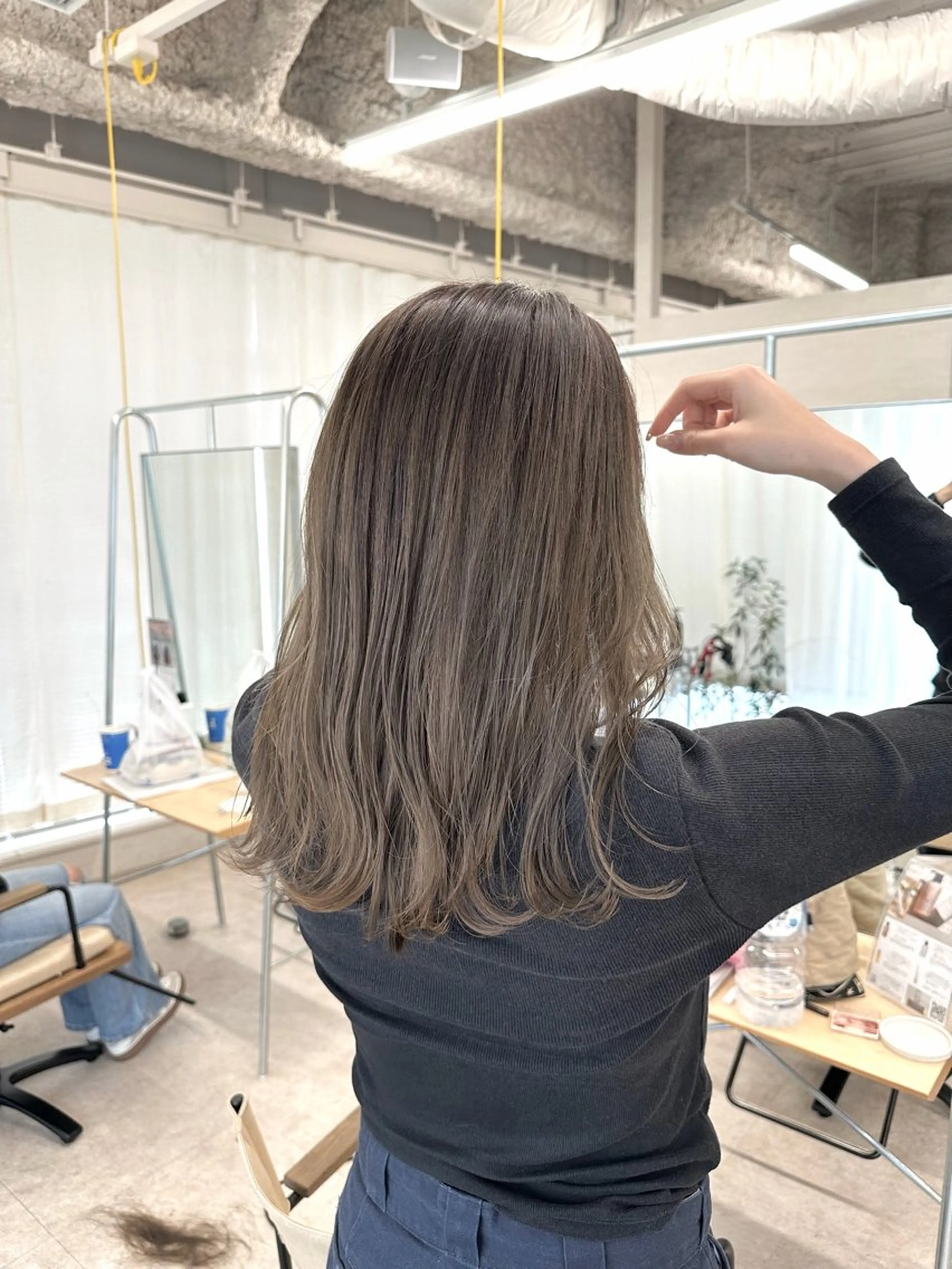 セミロング 上川 開生のヘアスタイル