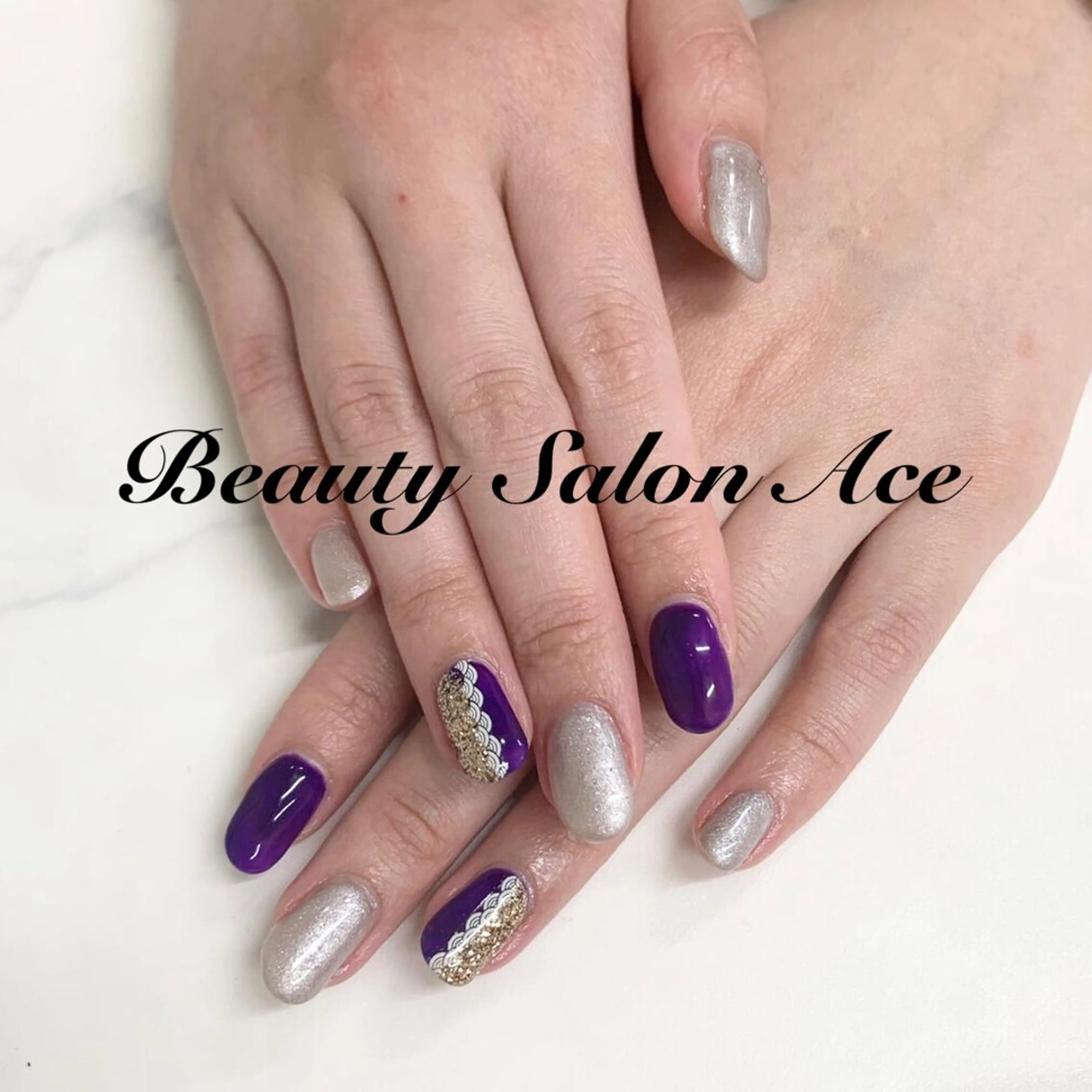 ネイル アートネイル 長さ出し ジェルネイル メンズネイル スカルプネイル ハンドネイル ハンドケア Beauty Salon Ace(ネイルサロン エース)所属・池袋フィルイン Ace♡長さだしのネイルデザイン