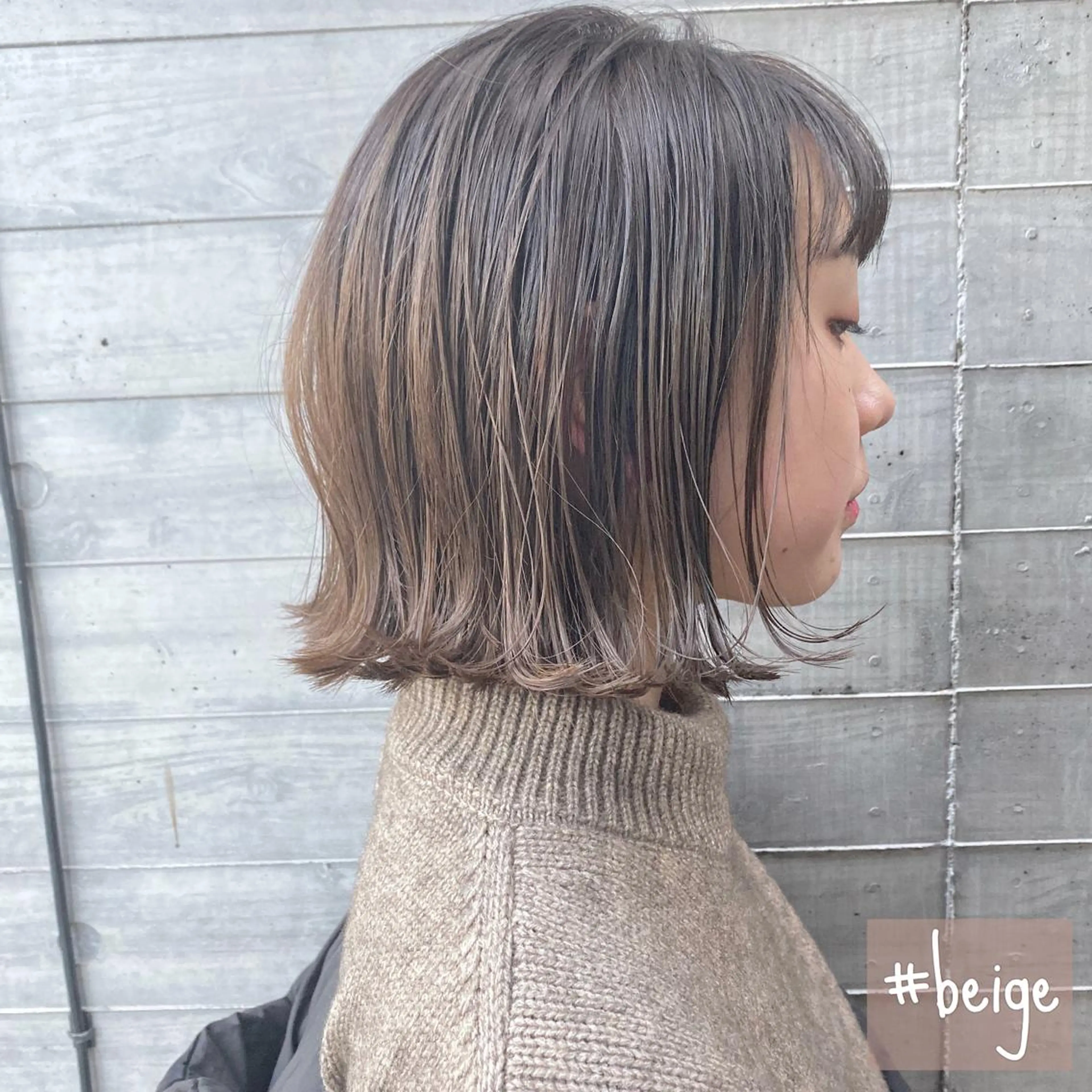 ショート カラー ヘアアレンジ 透明感カラー ボブ カット ヘアカラー トリートメント ヘアセット ブリーチなしで透明感 艶カラー【Ryo】のヘアスタイル