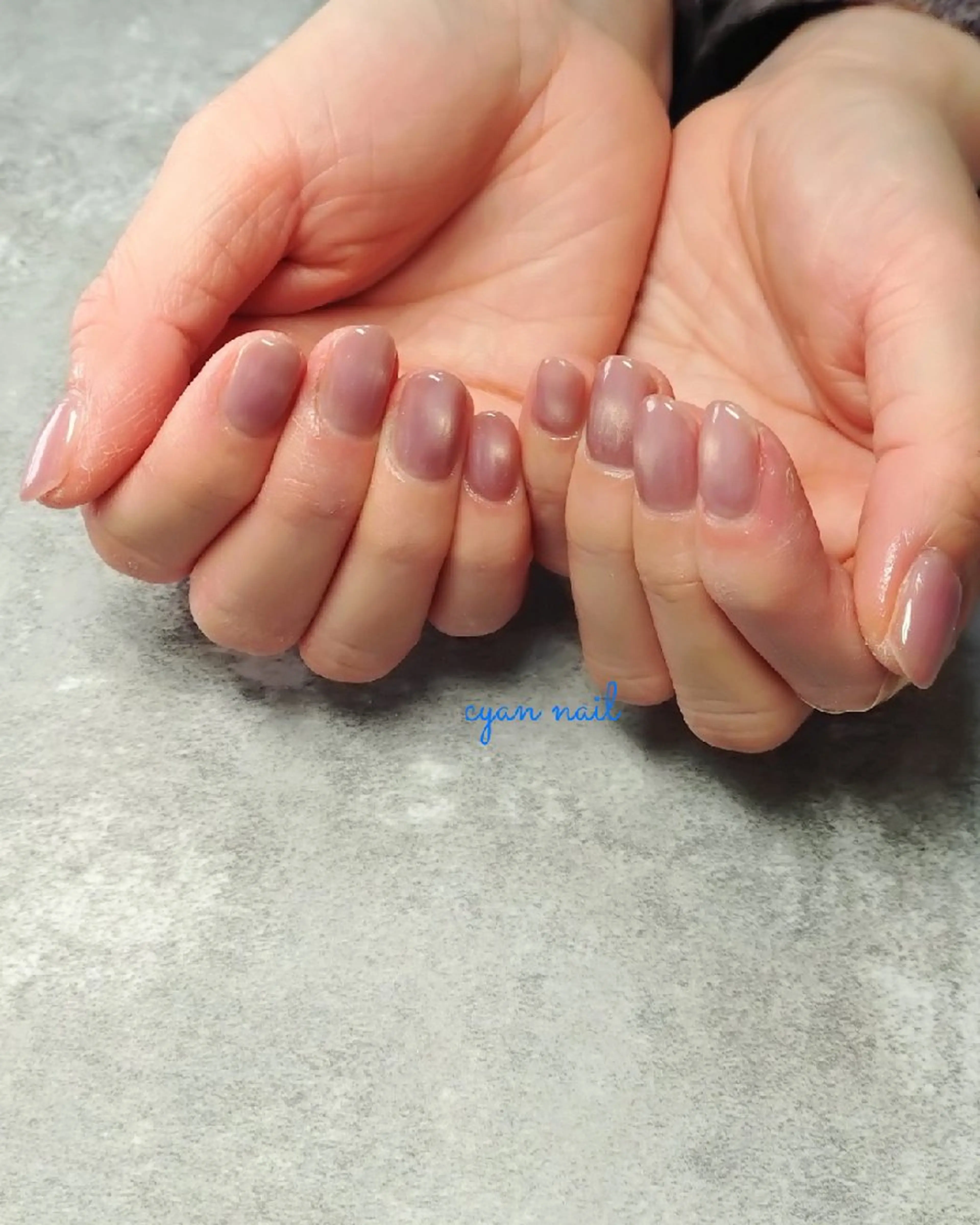 ネイル マグネットネイル ビー玉ネイル ピンク ハンドネイル 佐藤 ちなつのネイルデザイン