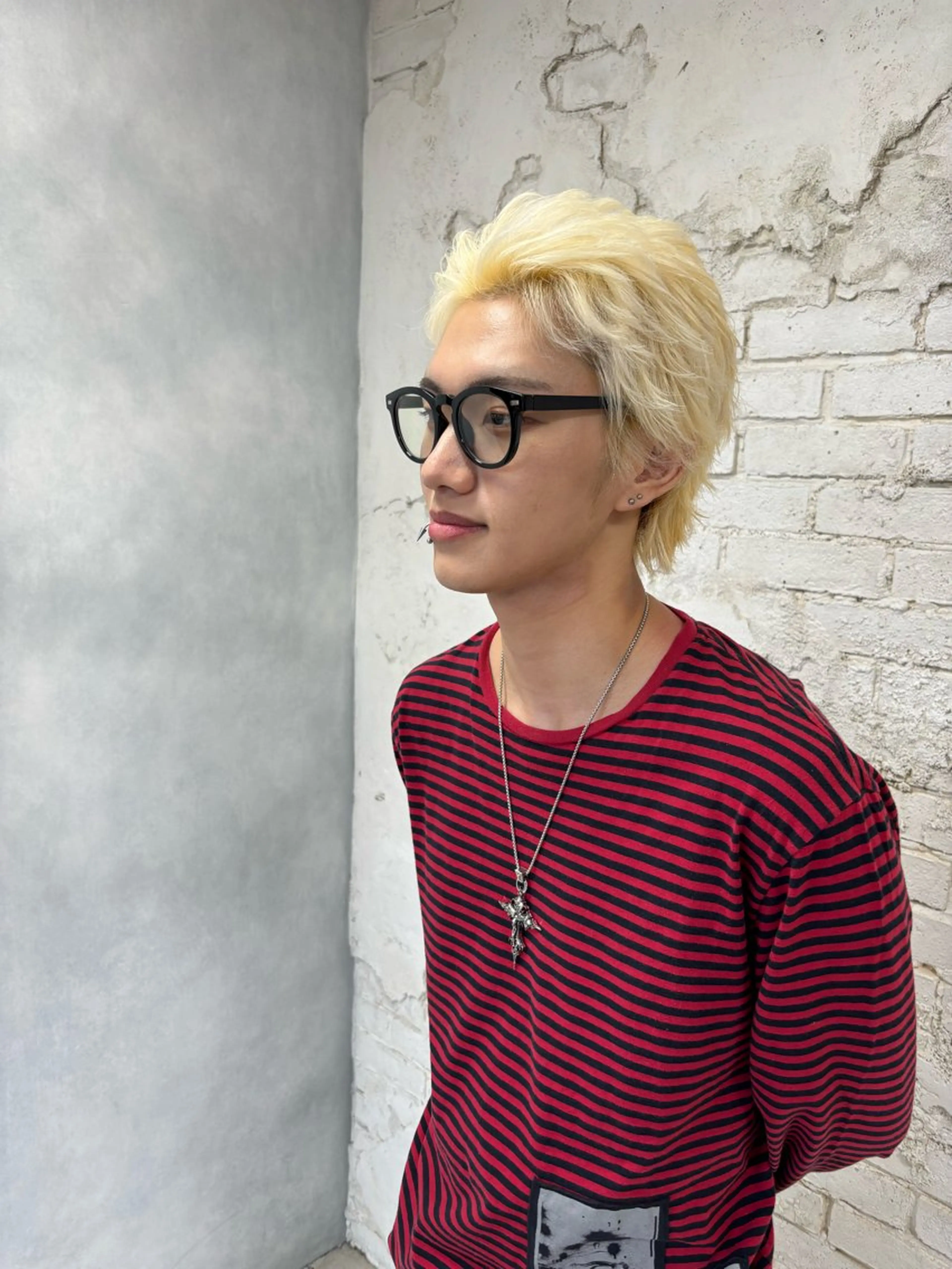 ショート カラー ヘアアレンジ メンズ メンズブリーチ スパイキーショート ブリーチ ショートヘア ravens代表 🍀【ヒロム】🍀のヘアスタイル