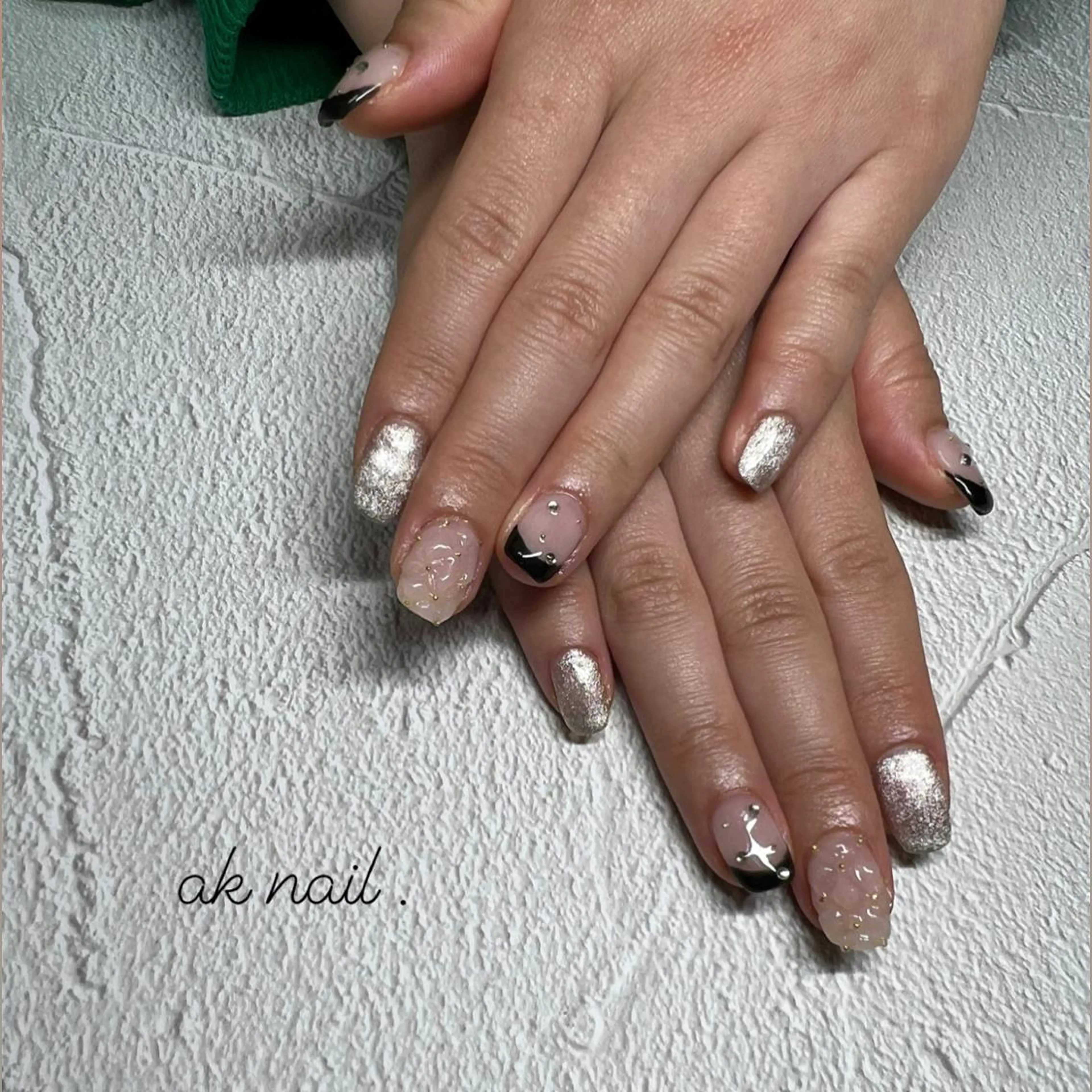 ネイル ハンドネイル ak nail .のネイルデザイン