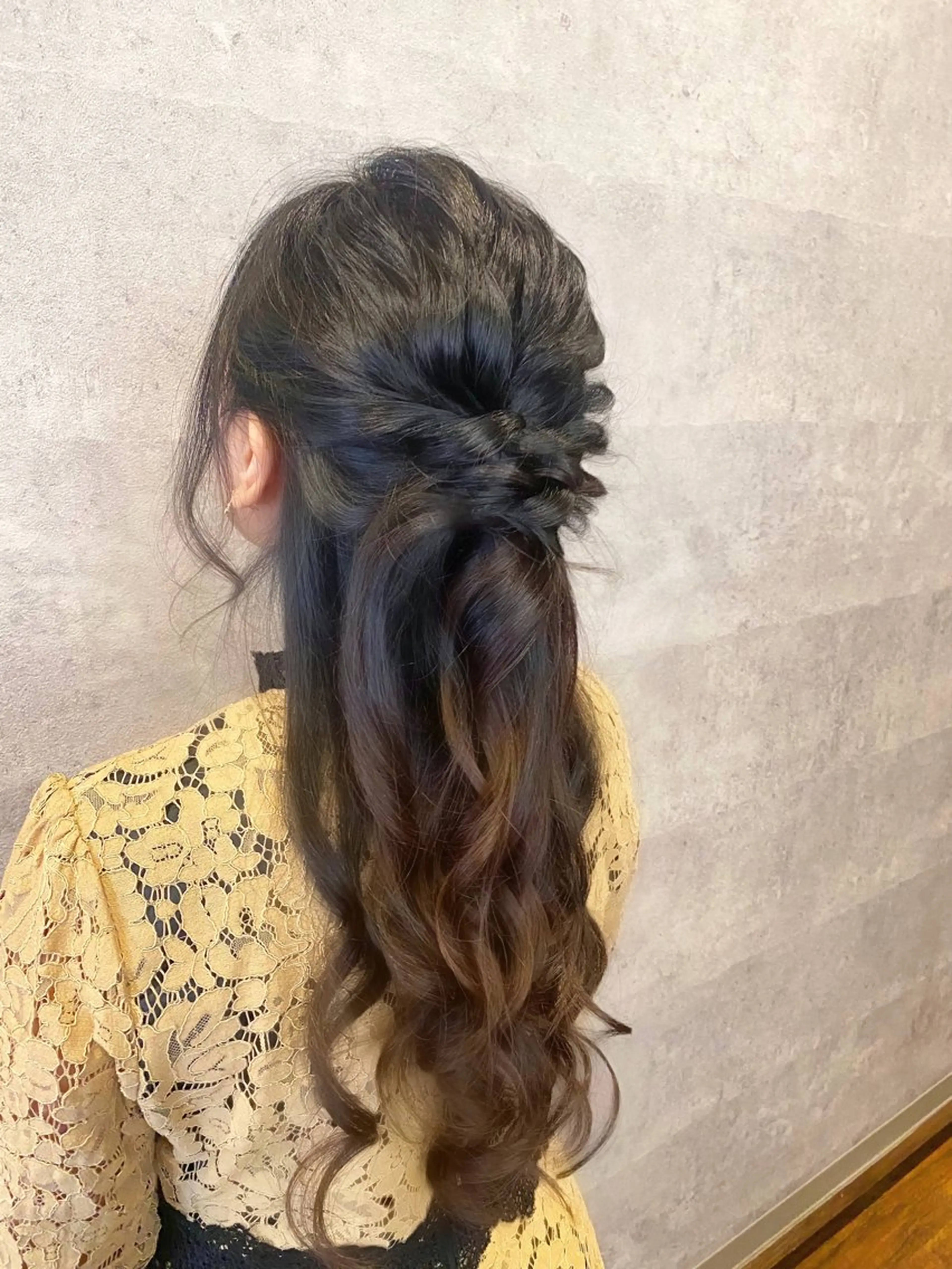 ネイル ヘアセット 清川 椿咲のネイルデザイン