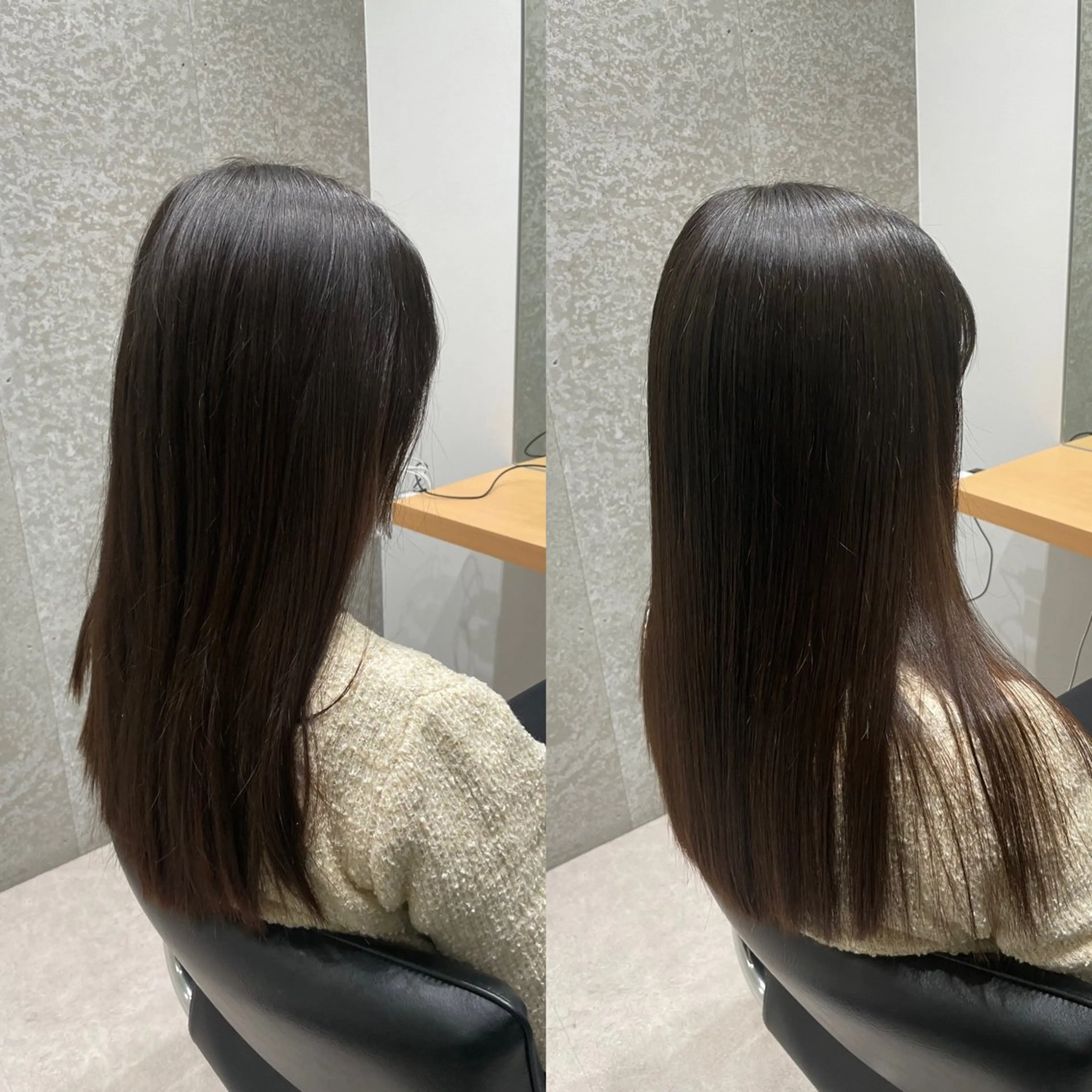 セミロング 髪質改善 トリートメント 髪質改善ヘアケア 艶髪特化/上田のヘアスタイル