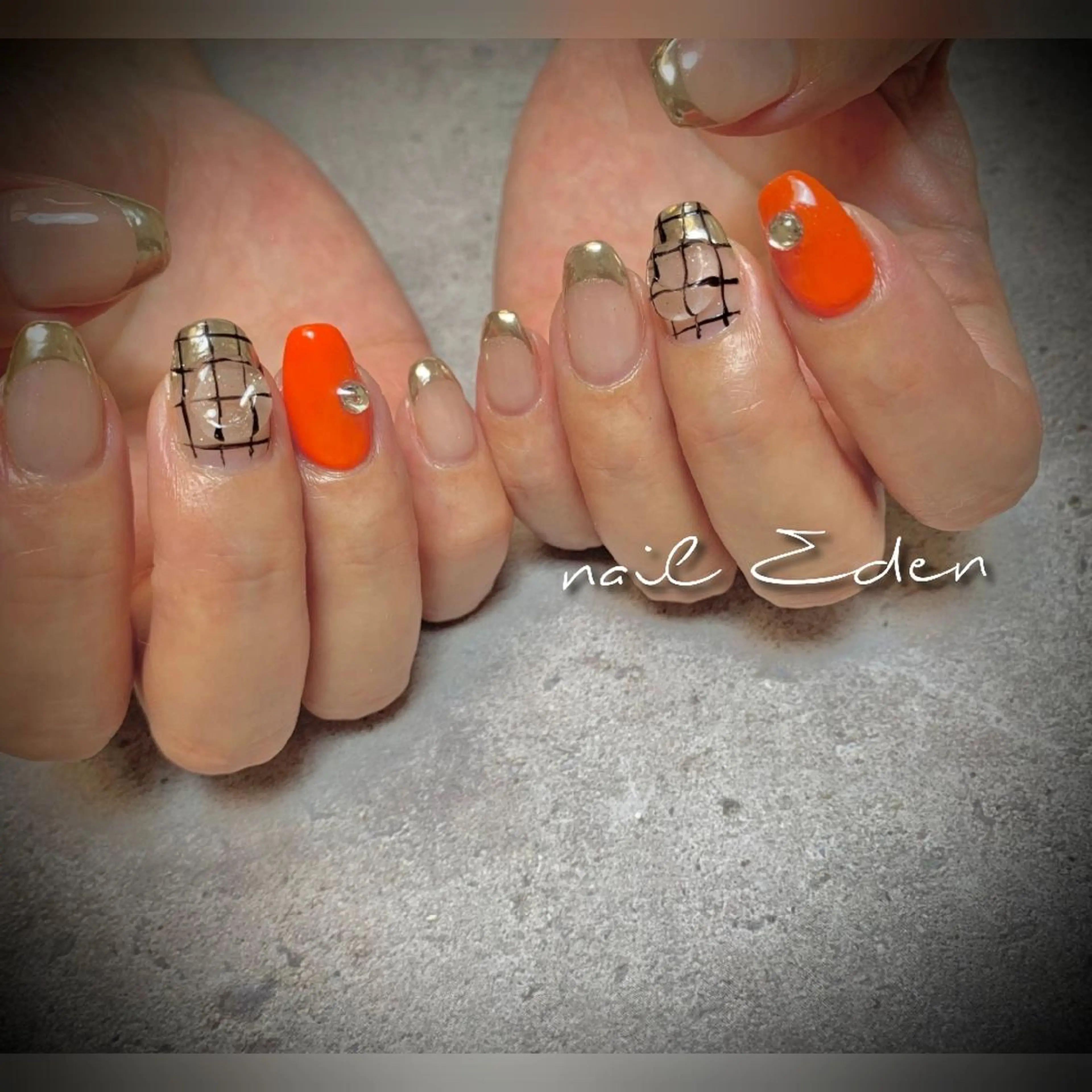 ネイル 持ち込み ハンドネイル ハンドケア Eden　private nail saron所属・Eden ♾️のネイルデザイン