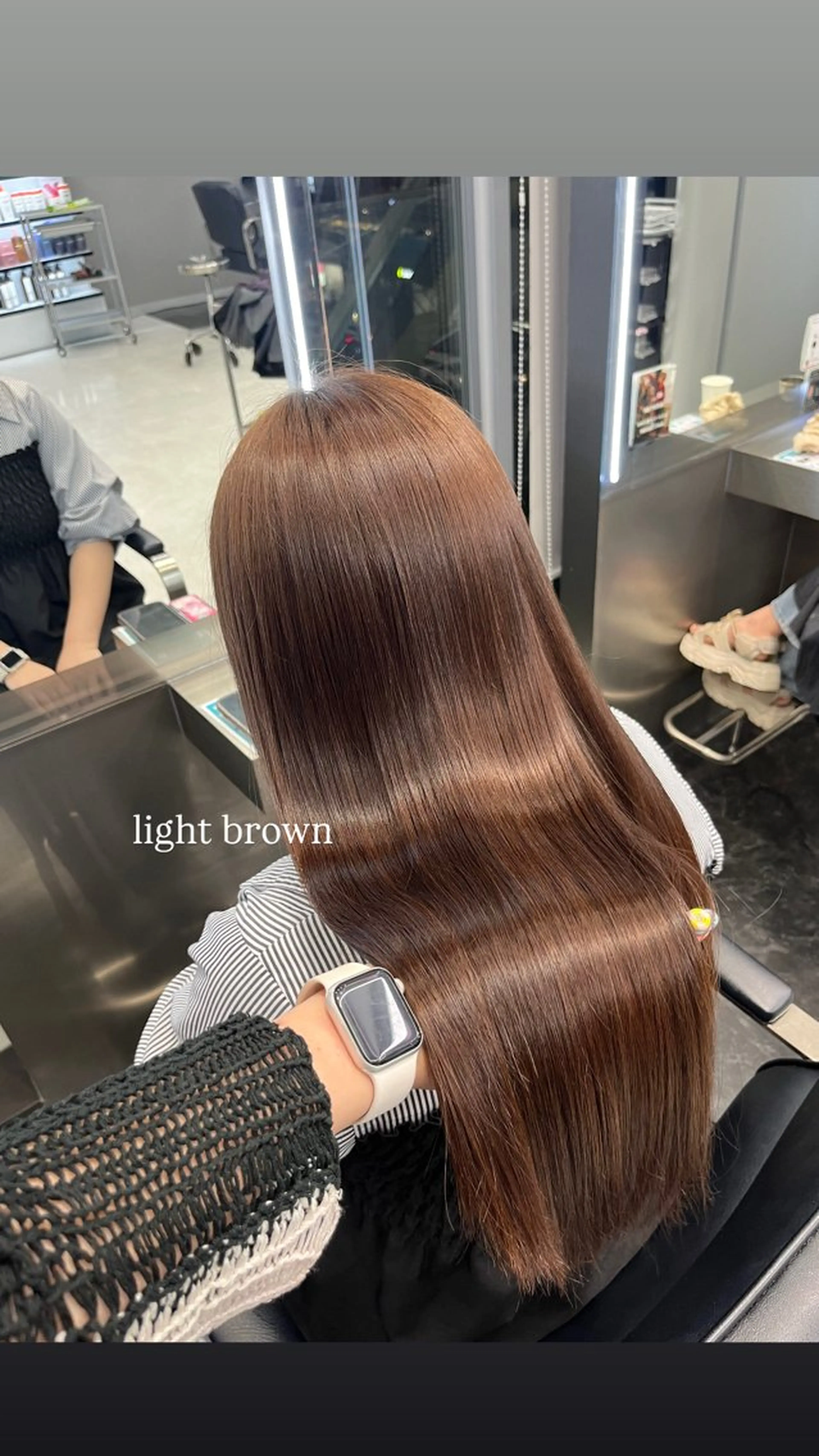 ロング カラー ヘアアレンジ カット ヘアカラー トリートメント ヘアセット ハイトーン/透明感 髪質改善/rinaのヘアスタイル