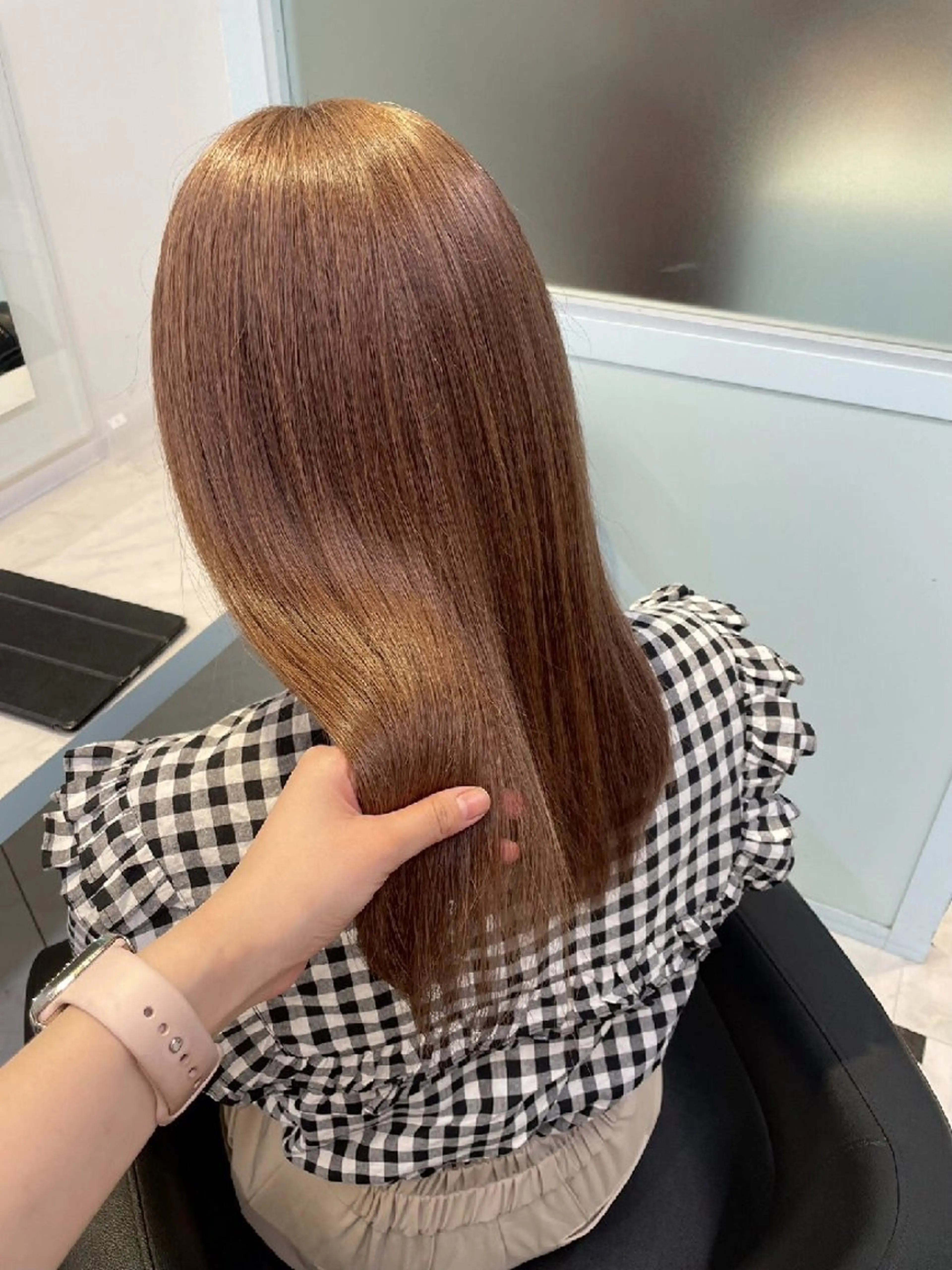 セミロング ヘアアレンジ カラー 公式PARADE💐 池袋💐のヘアスタイル