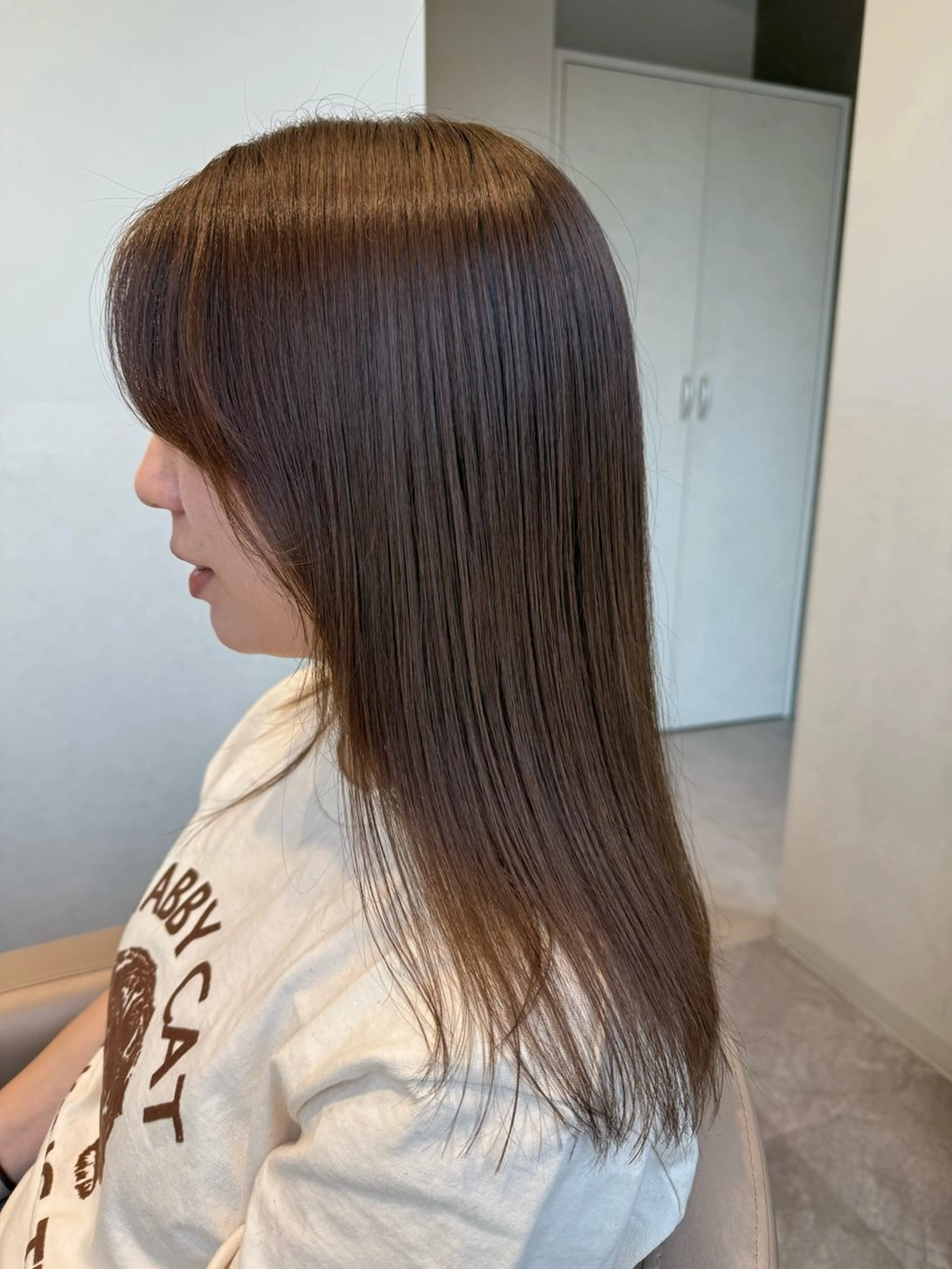 ミディアム カラー ブラウンカラー 🍇おぐら めぐみ🍇のヘアスタイル