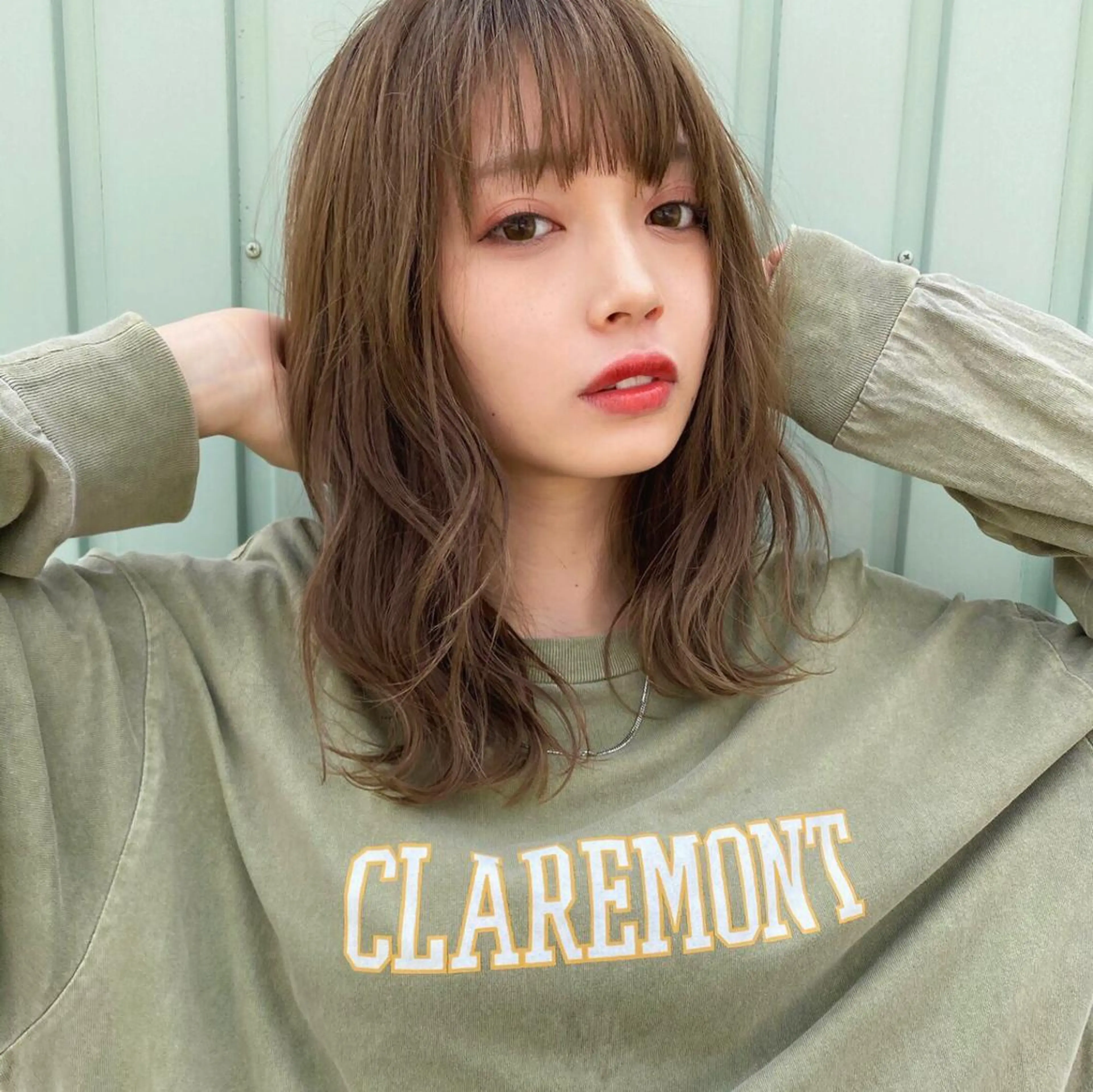 セミロング 米澤 俊輔のヘアスタイル