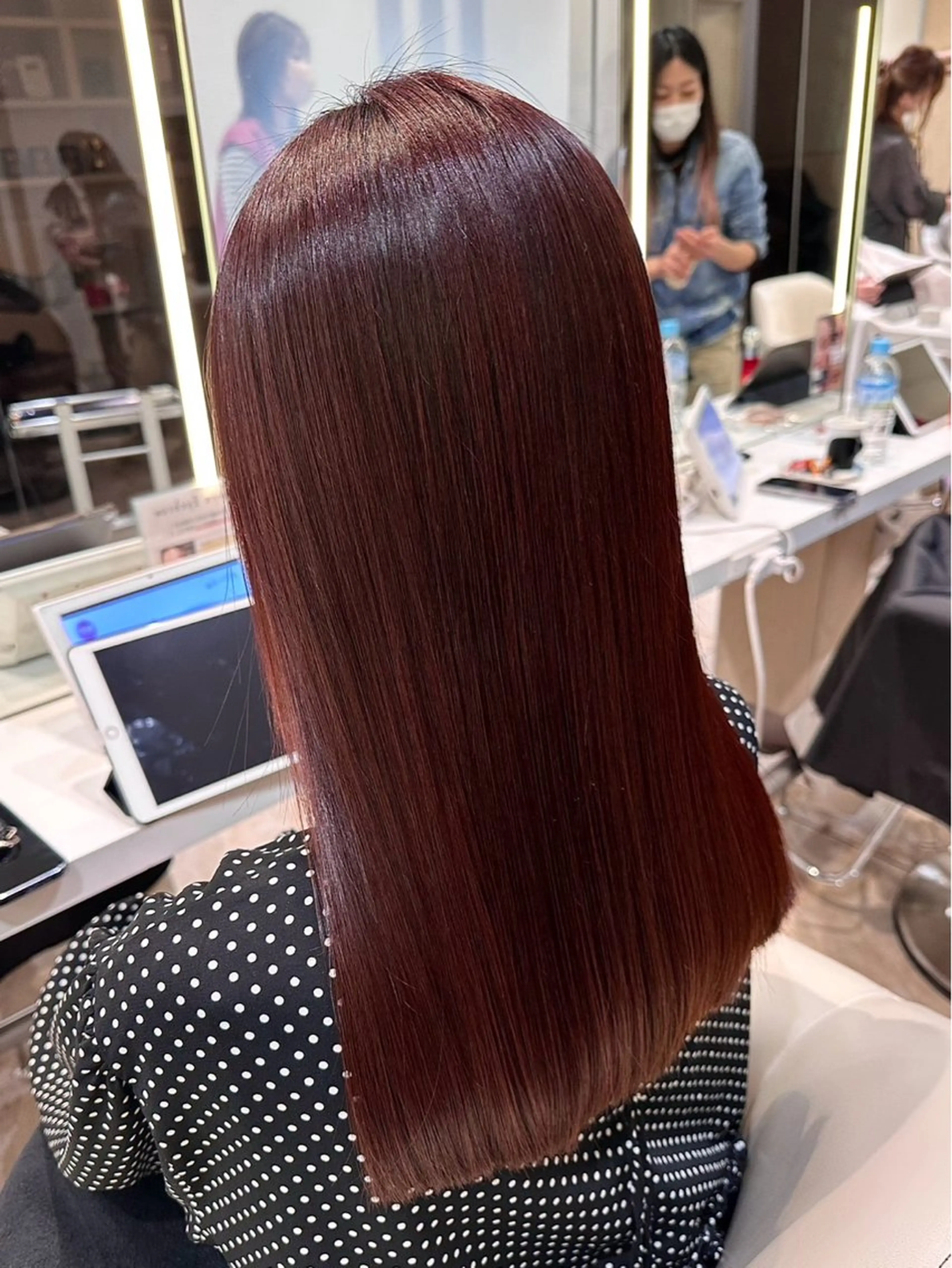 ロング カラー ボブ‪✂️ スパ🫧kurehaのヘアスタイル