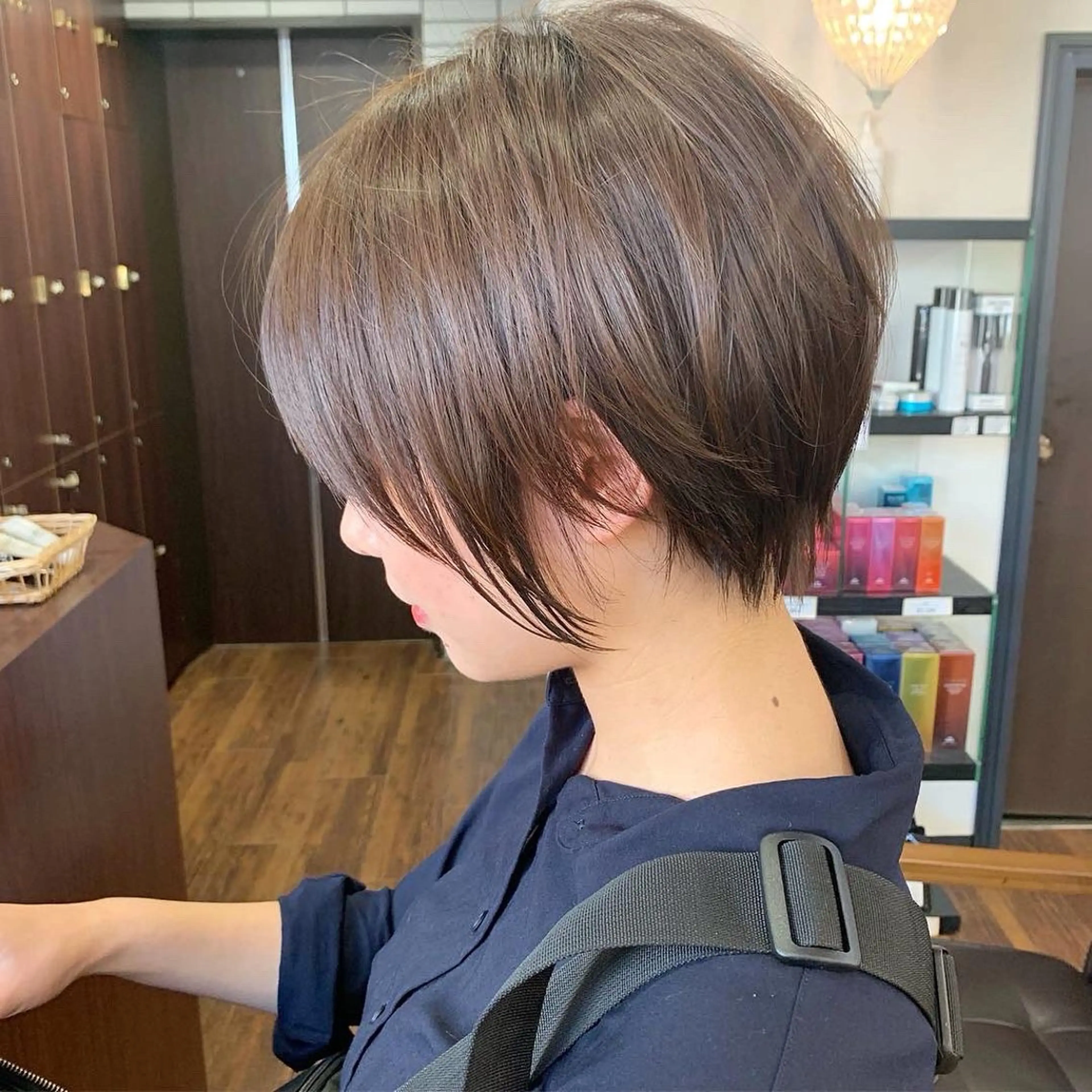 ショート カット トリートメント 縮毛矯正/ショート/ レイヤー/畑中正敏のヘアスタイル