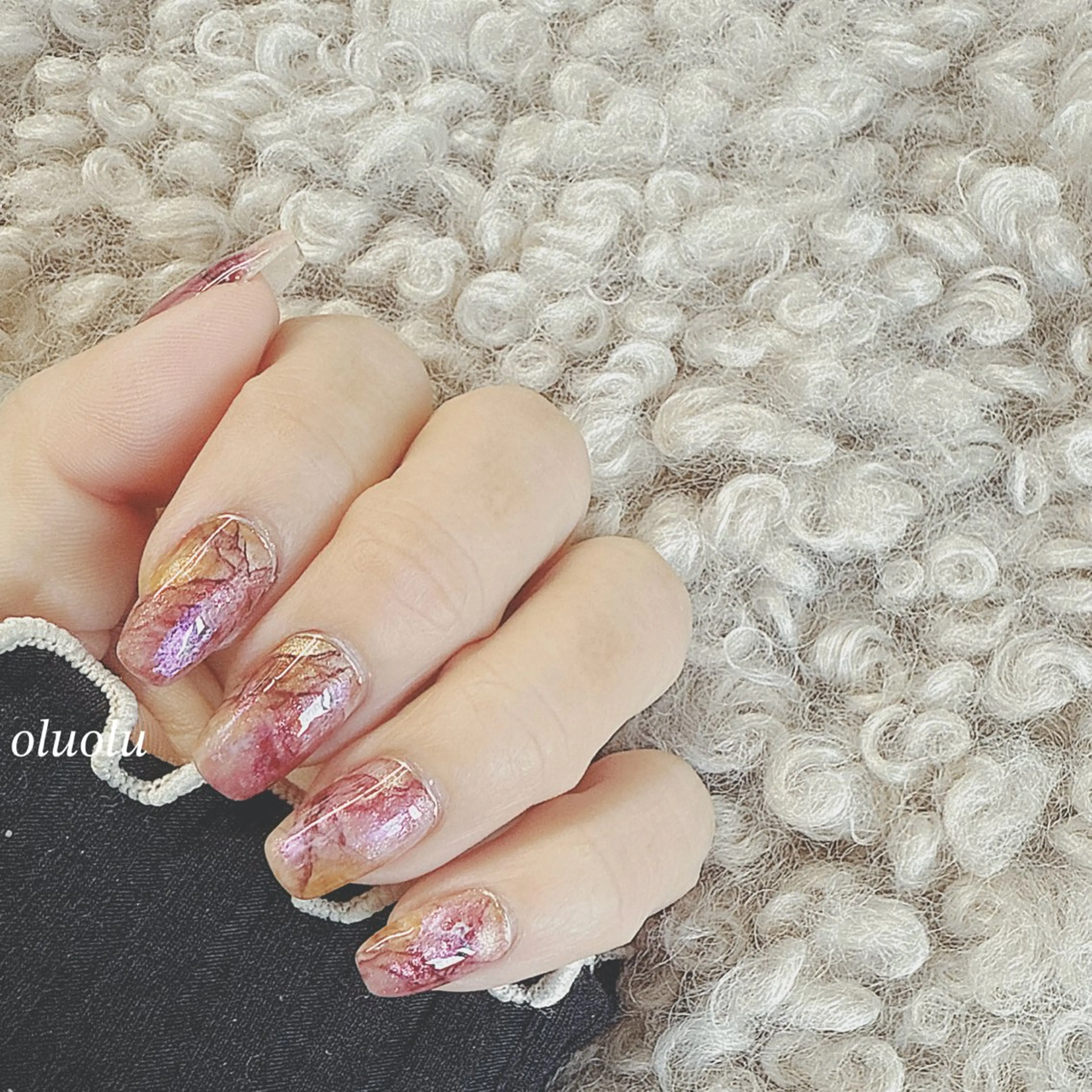 ネイル ニュアンスネイル ハンドネイル 大村 紬華のネイルデザイン