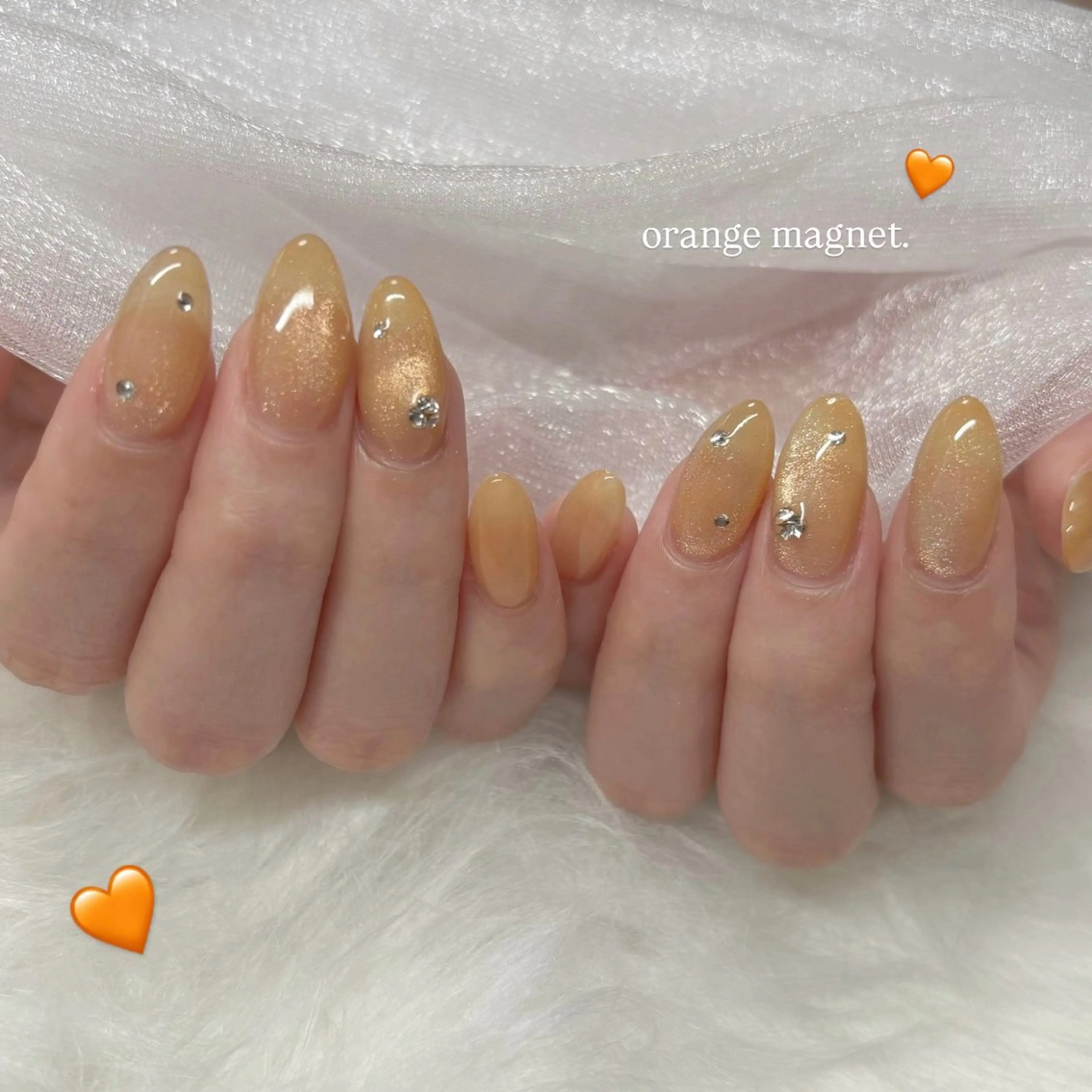 ネイル マグネットネイル ストーンネイル cologne nail所属・HAGIHARA MANAのネイルデザイン