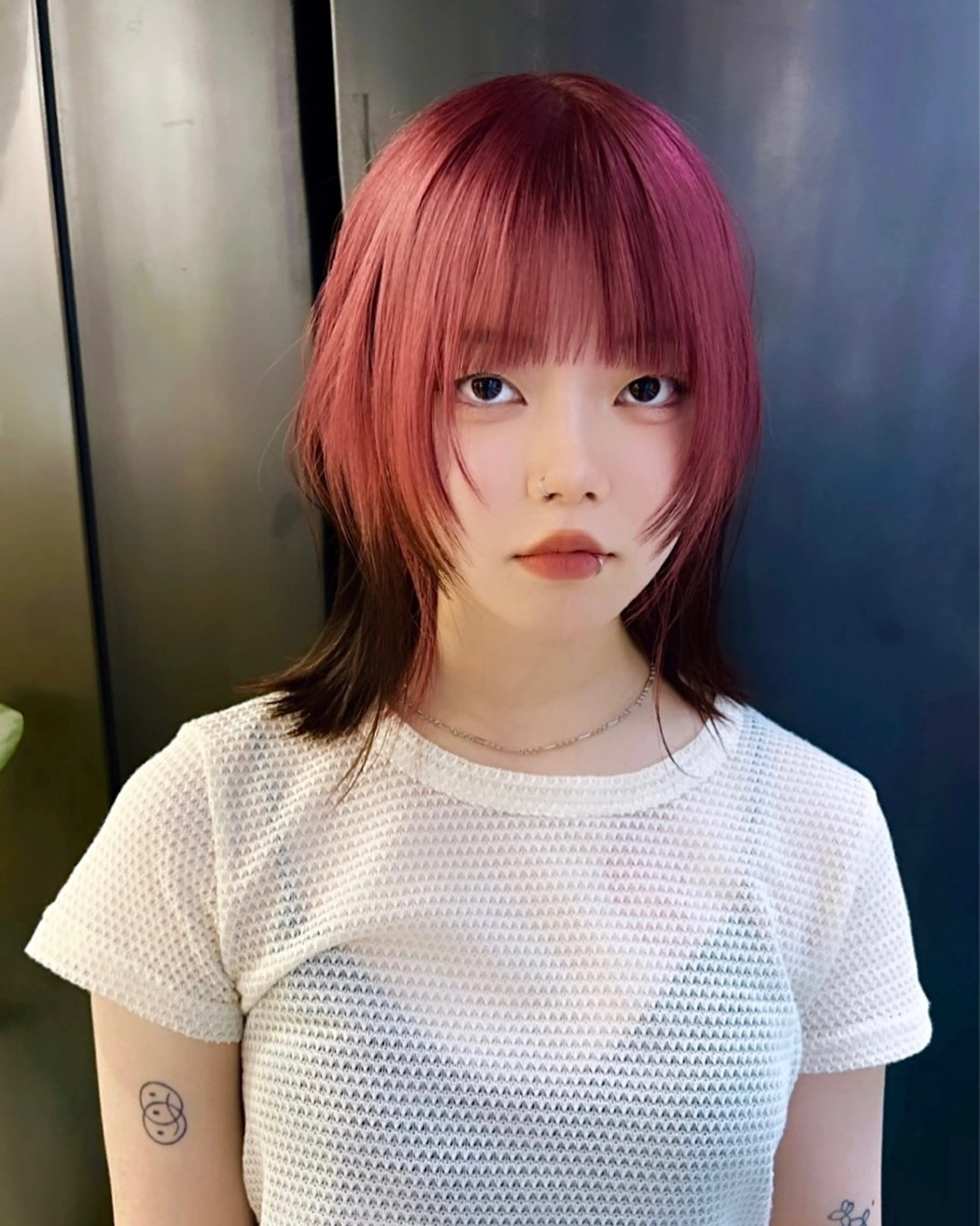 ミディアム カラー カット ヘアカラー トリートメント カラー系/カット特化 🟠オオタキマサシのヘアスタイル