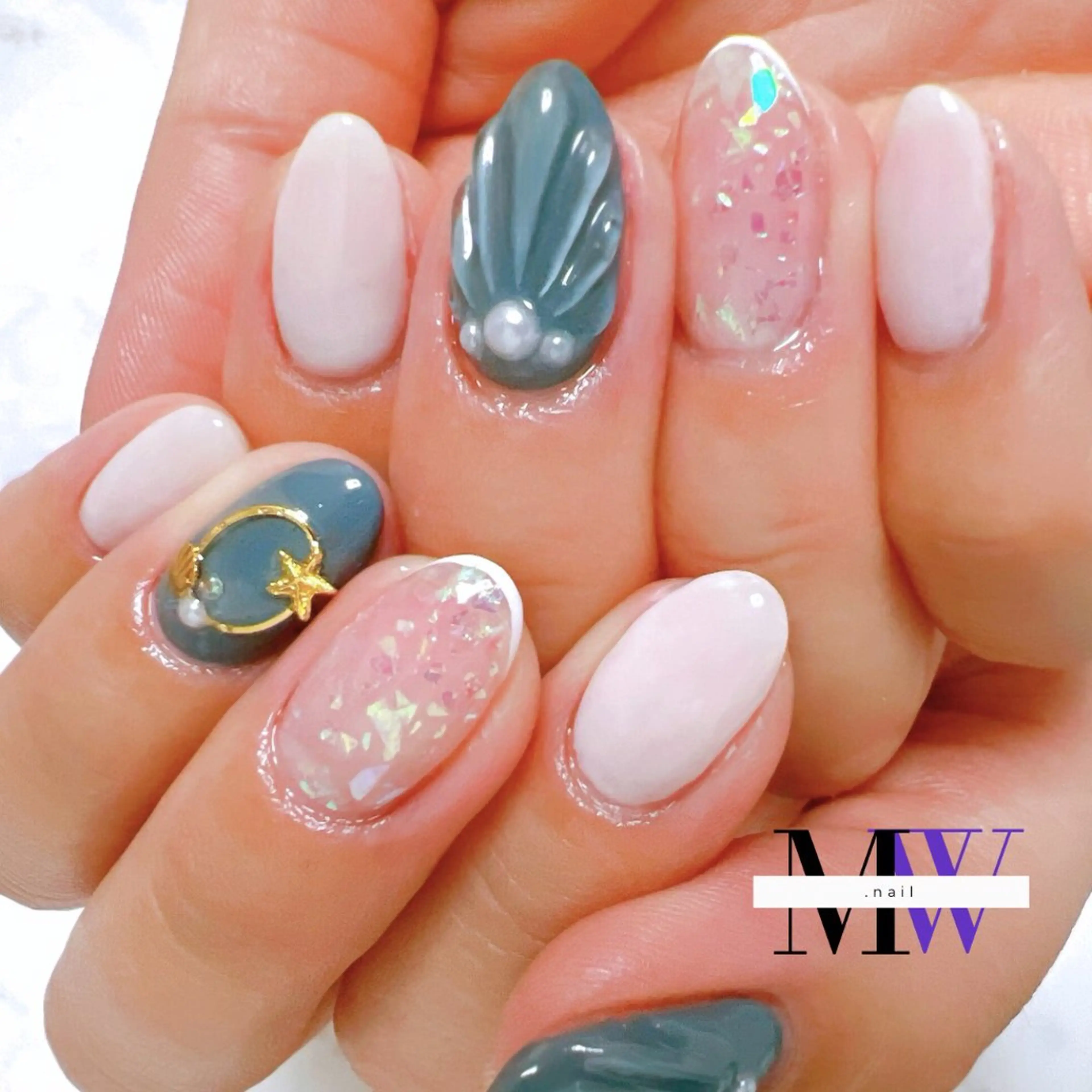 ネイル ハンドネイル MW .nailのネイルデザイン