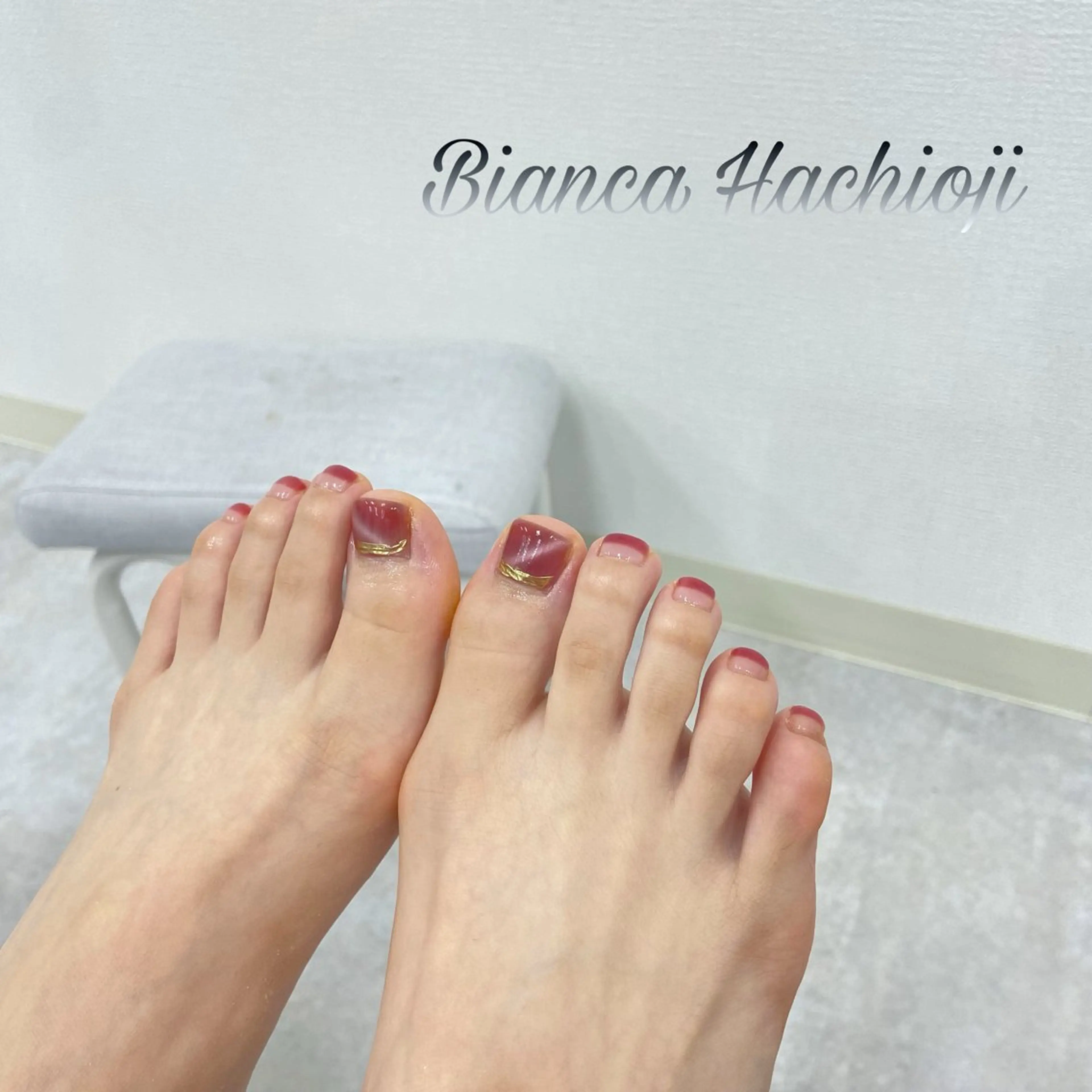 ネイル フットネイル Bianca 若松 颯菜のネイルデザイン