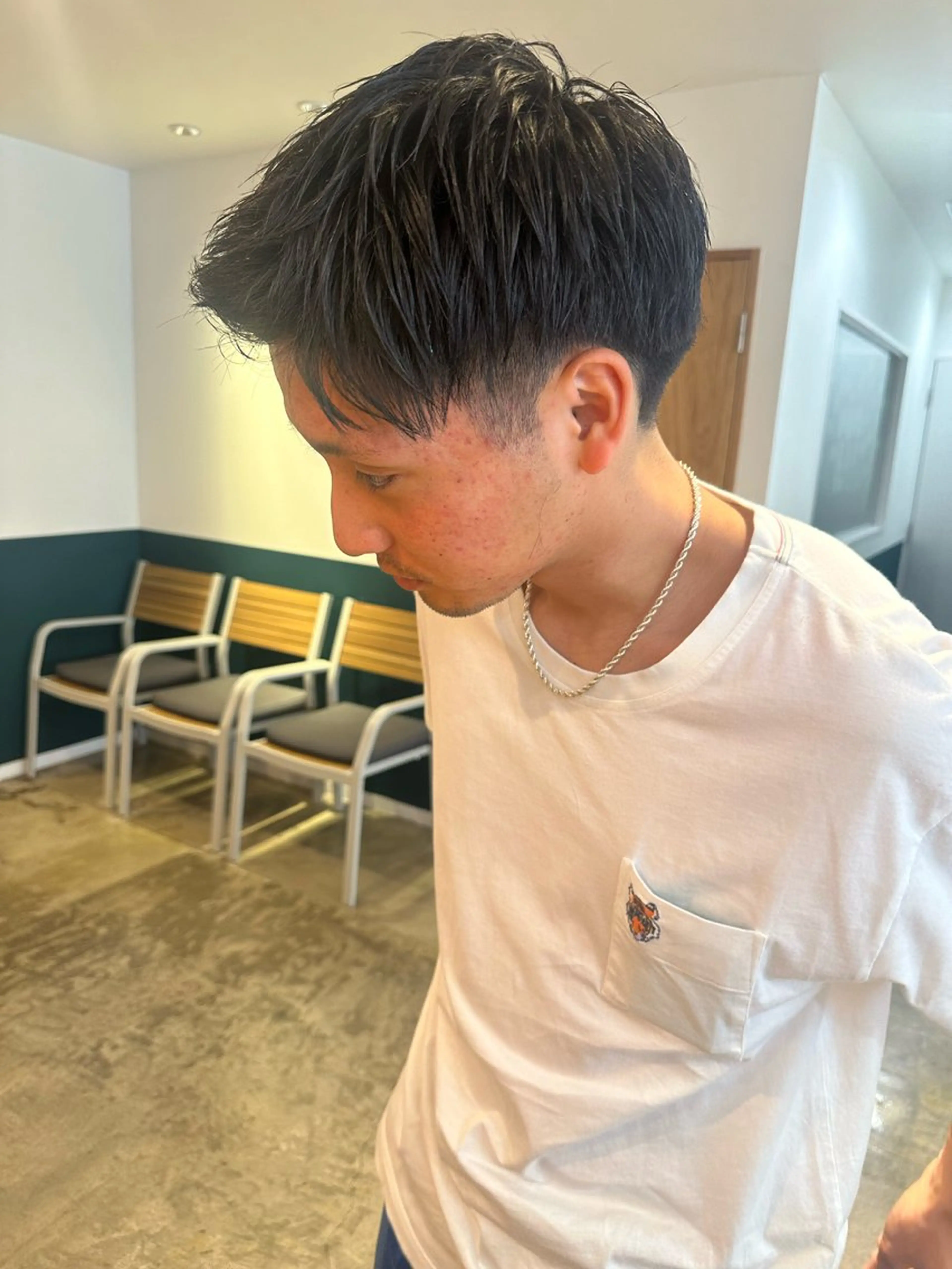 メンズ アップバング 刈り上げ カット junks所属・ジュリ@junks __juriのヘアスタイル