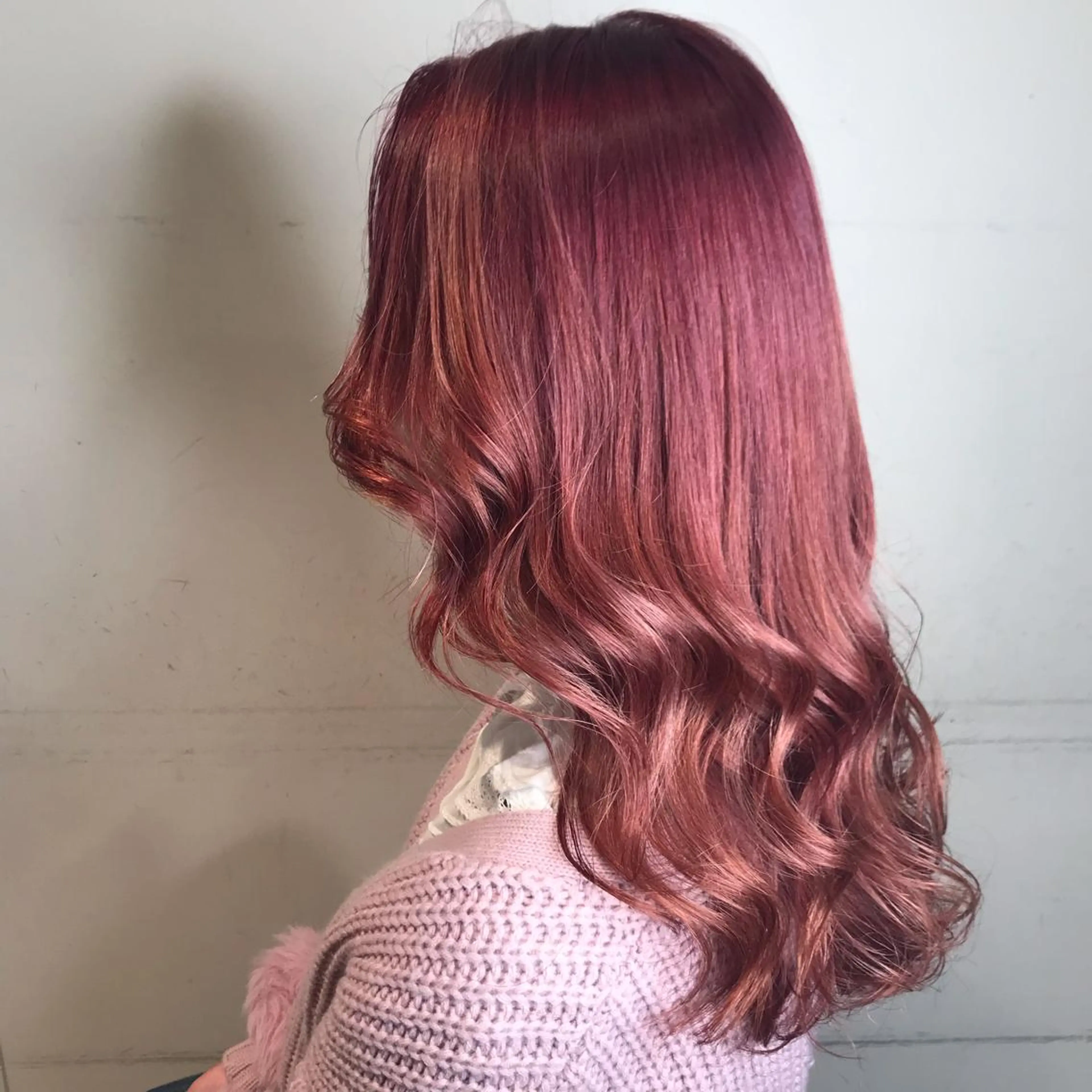 セミロング カラー ヘアアレンジ knock【ノック】所属・烏丸韓国ヘア🇰🇷 ayaka🎀のヘアスタイル