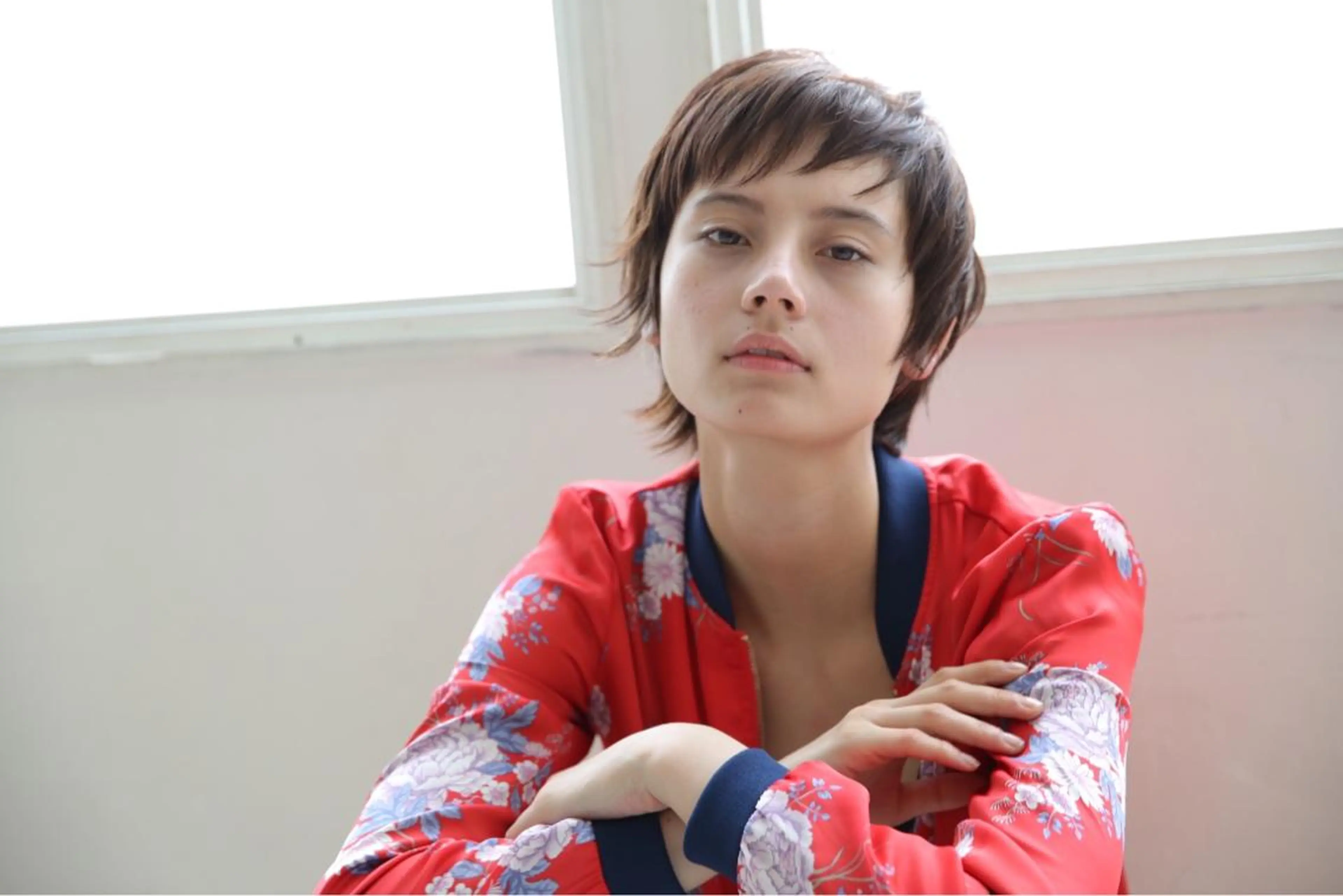 ショート カラー ショートヘア F． 梅田/ボブ/パーマのヘアスタイル