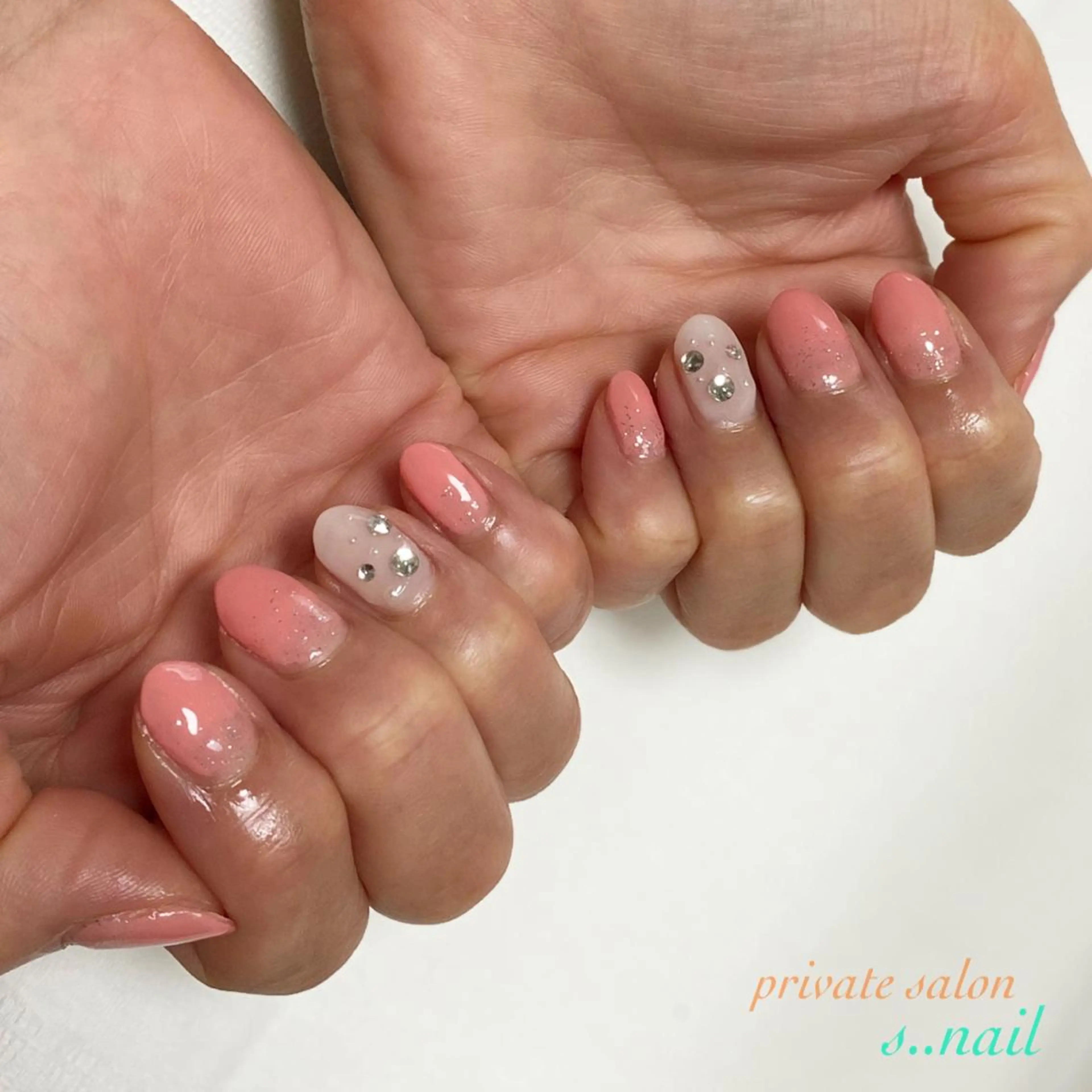 ネイル ピンク ハンドネイル フットネイル s..nail / MORITAのネイルデザイン
