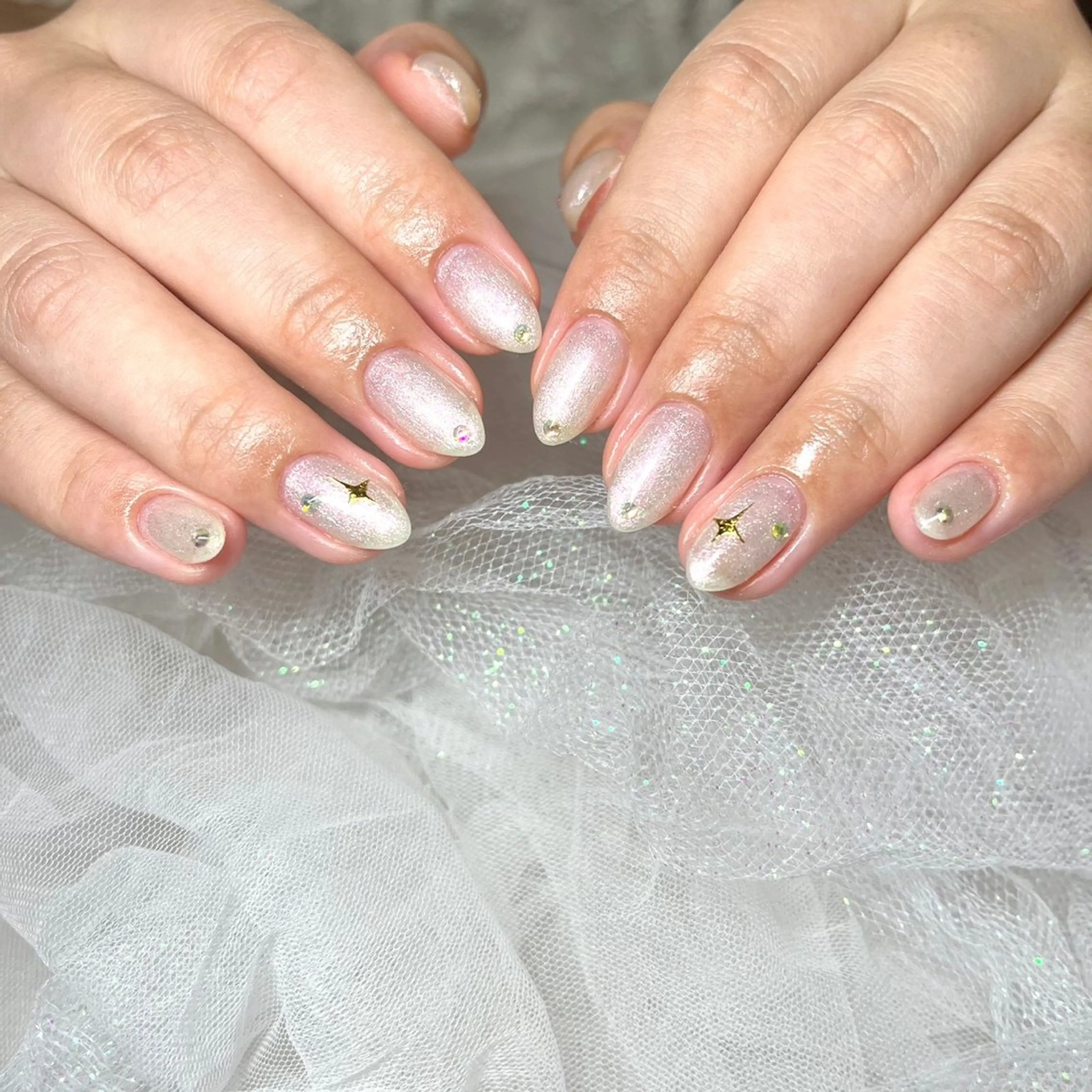 ネイル 0203ムニムサン 💙Honokaのネイルデザイン