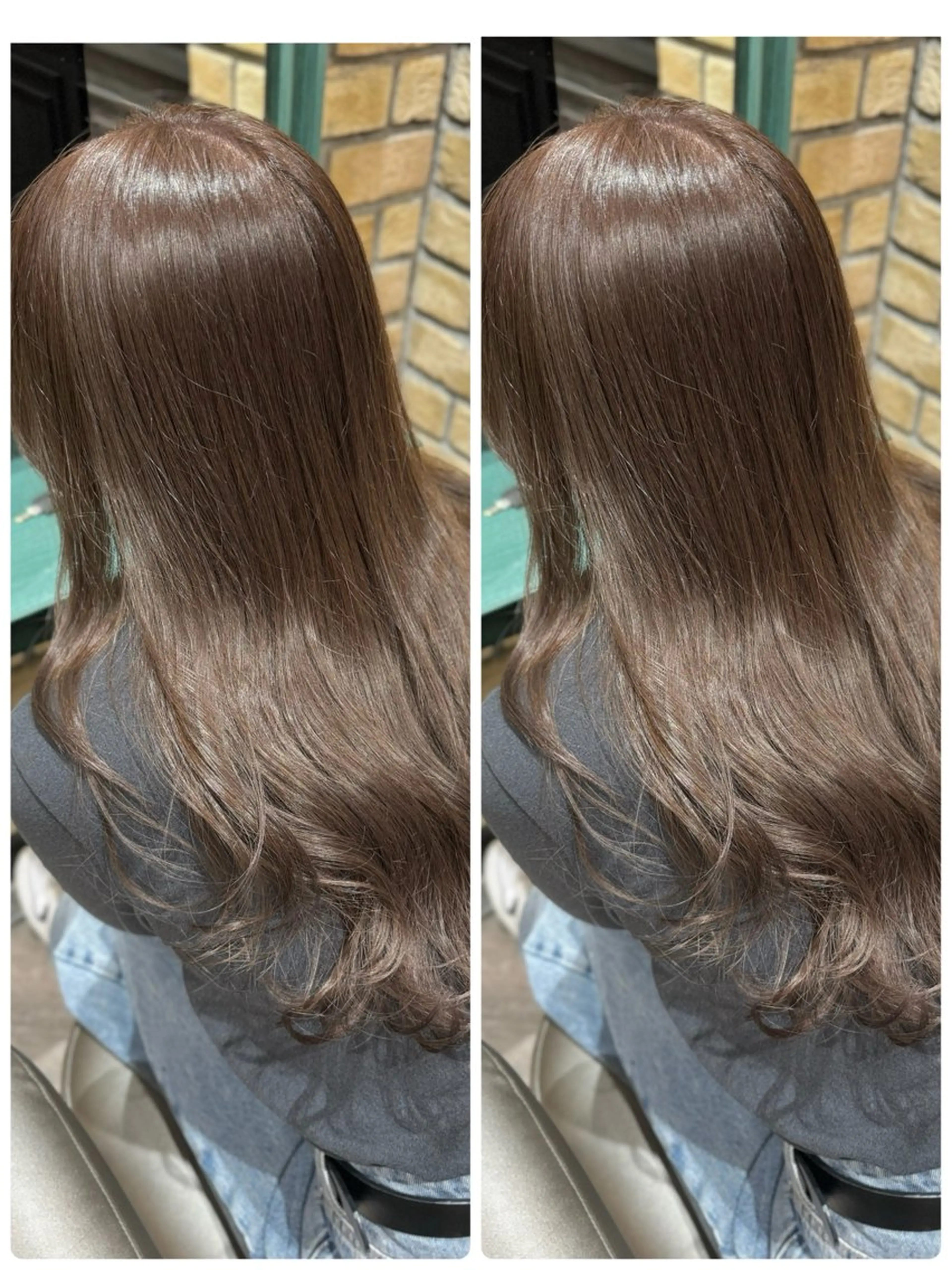 ロング ヘアカラー トリートメント 🌟透明感カラー 🌟松岡勇輝のヘアスタイル