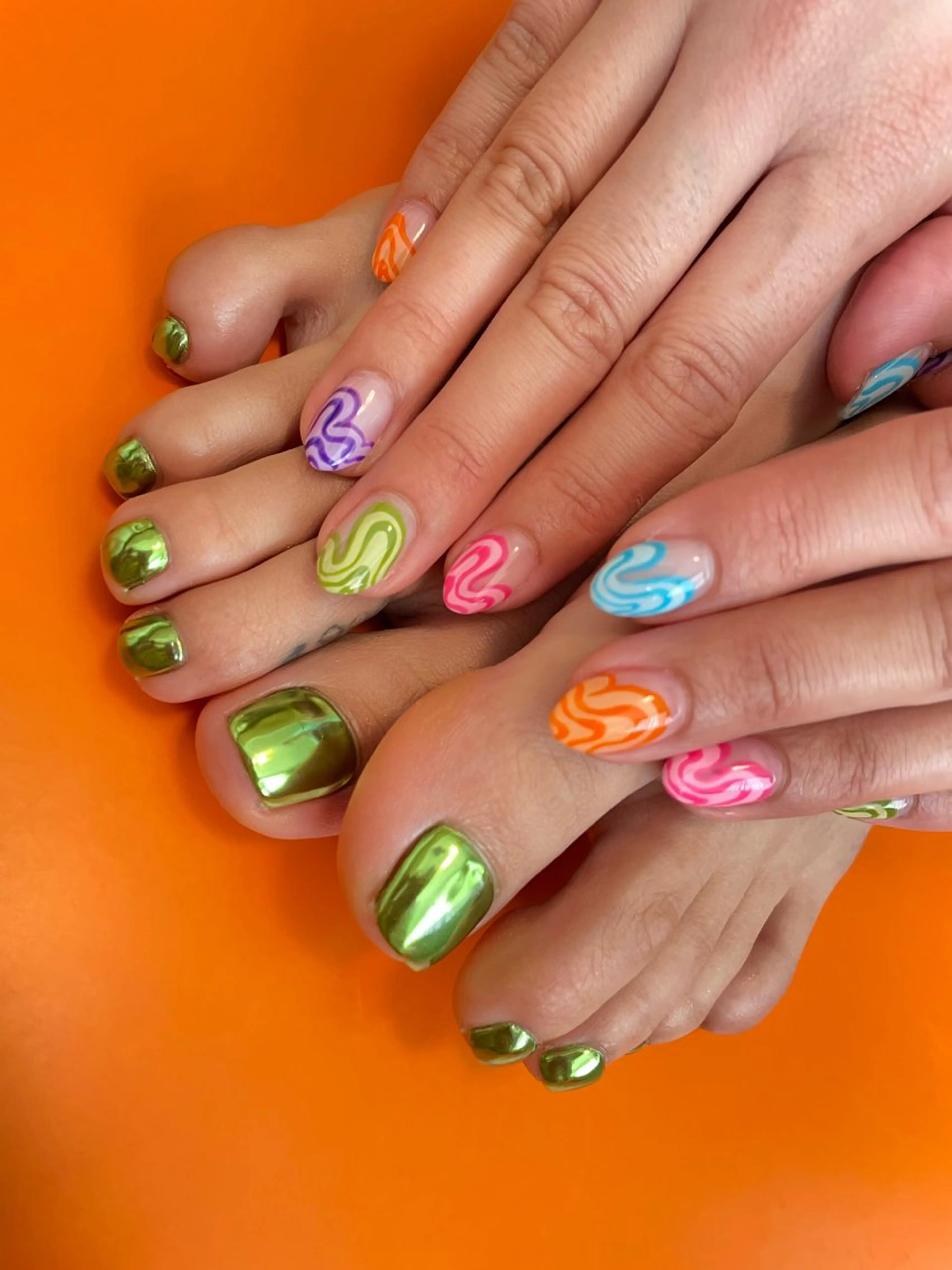 ネイル フットネイル ハンドネイル relaxation boutique LICO所属・タグチ カオリのネイルデザイン