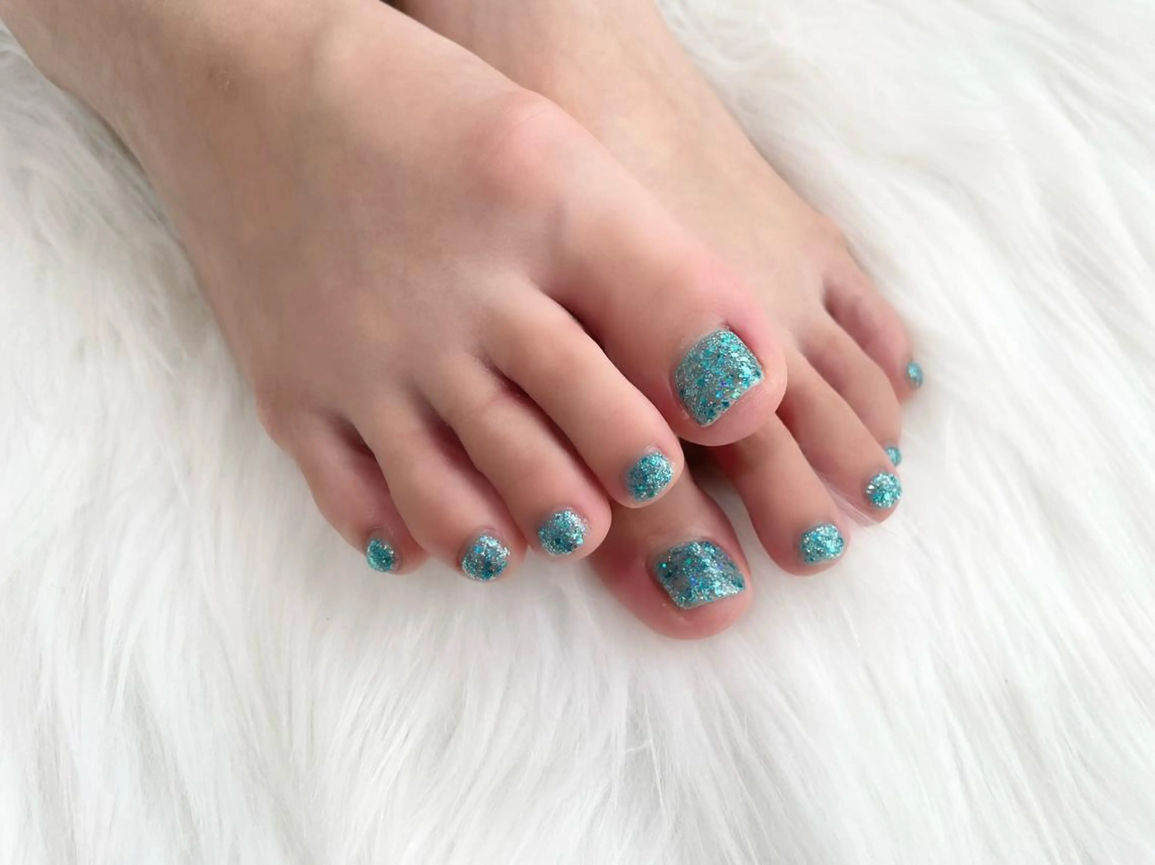 ネイル ブルー ラメ(グリッター) Nail Salon Lindaのネイルデザイン