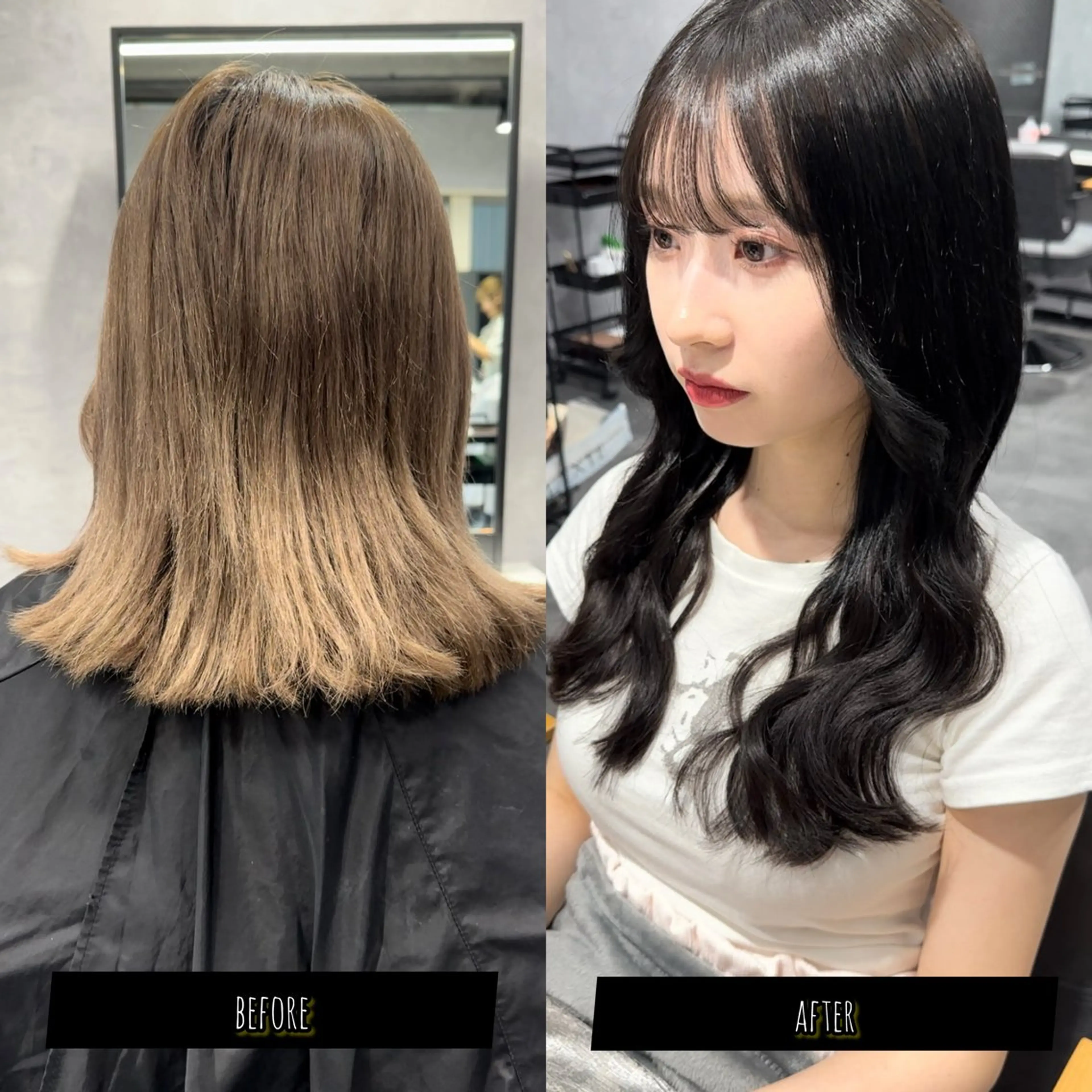 ミディアム カラー プルエクステ エクステ ヘアカラー トリートメント エクステ プルエクステ/透明感 カラー✨KAZUKIのヘアスタイル