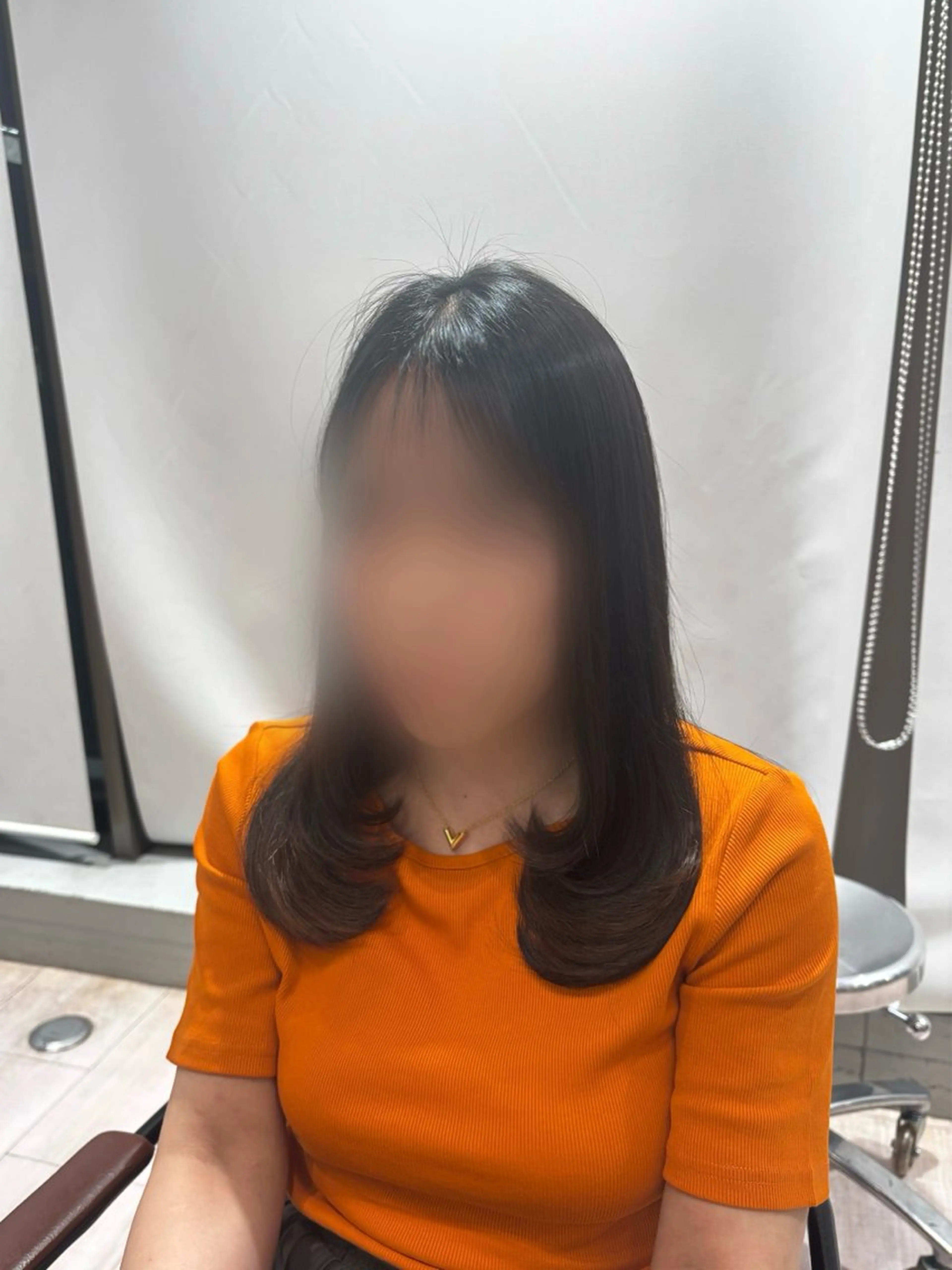 ロング レイヤーカット 🎀韓国ヘア🎀 𝓡𝓲𝓷𝓱𝓪のヘアスタイル