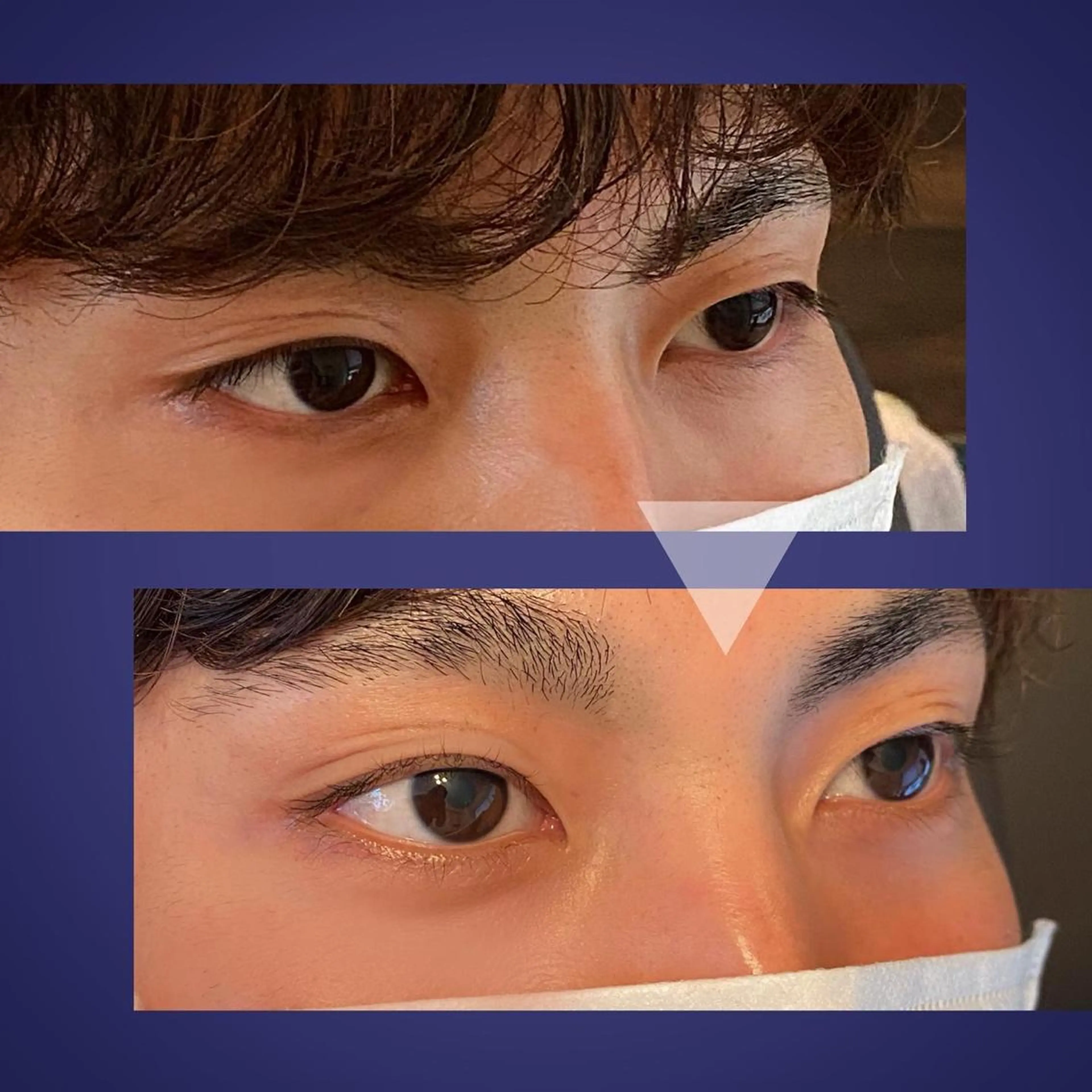 メンズ マツエク・マツパ まつげパーマ/眉毛 ［ALBA］のマツエク・マツパデザイン