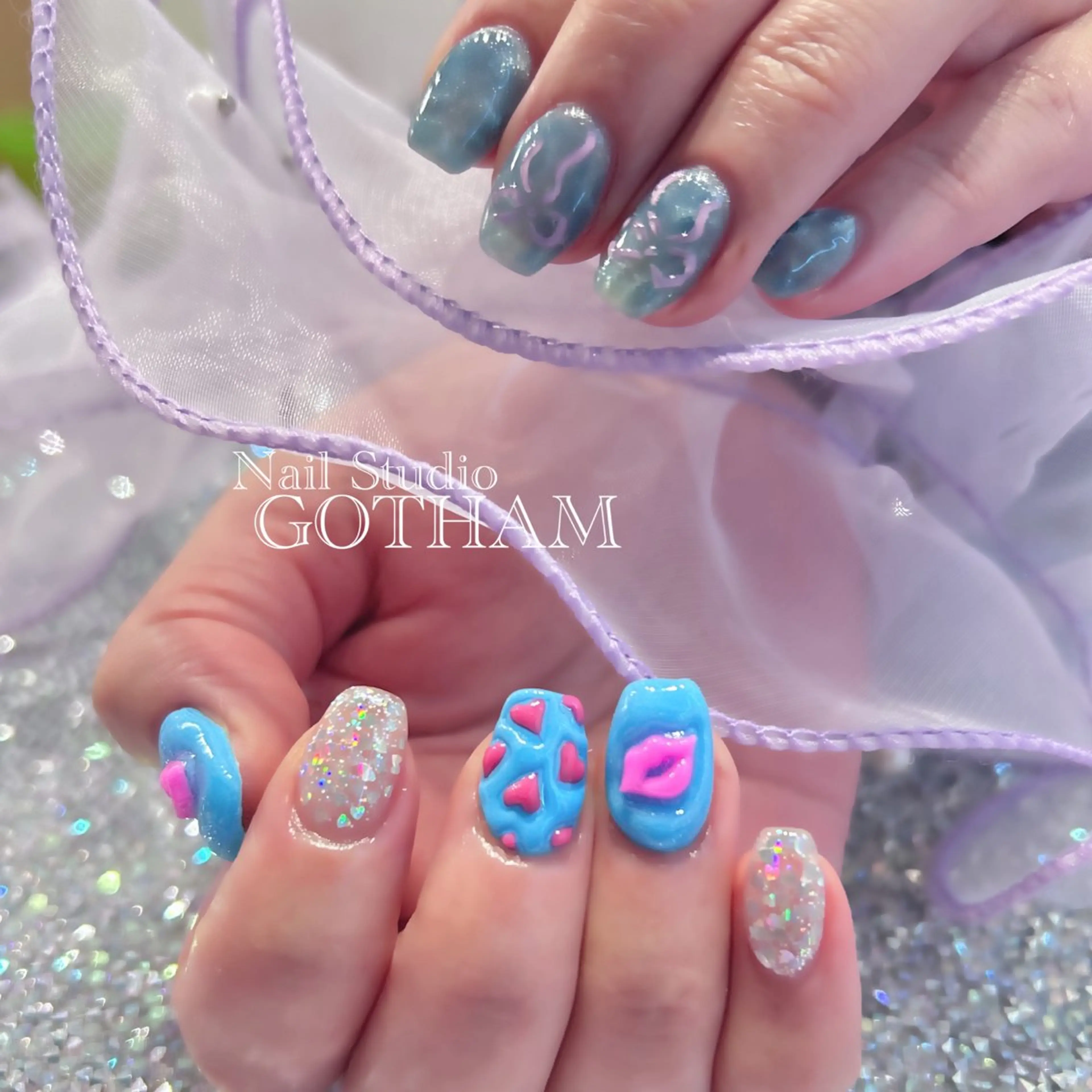 ネイル ハンドネイル Nail Studio GOTHAM所属・高円寺駅からすぐ🌈 ネイルGOTHAMのネイルデザイン