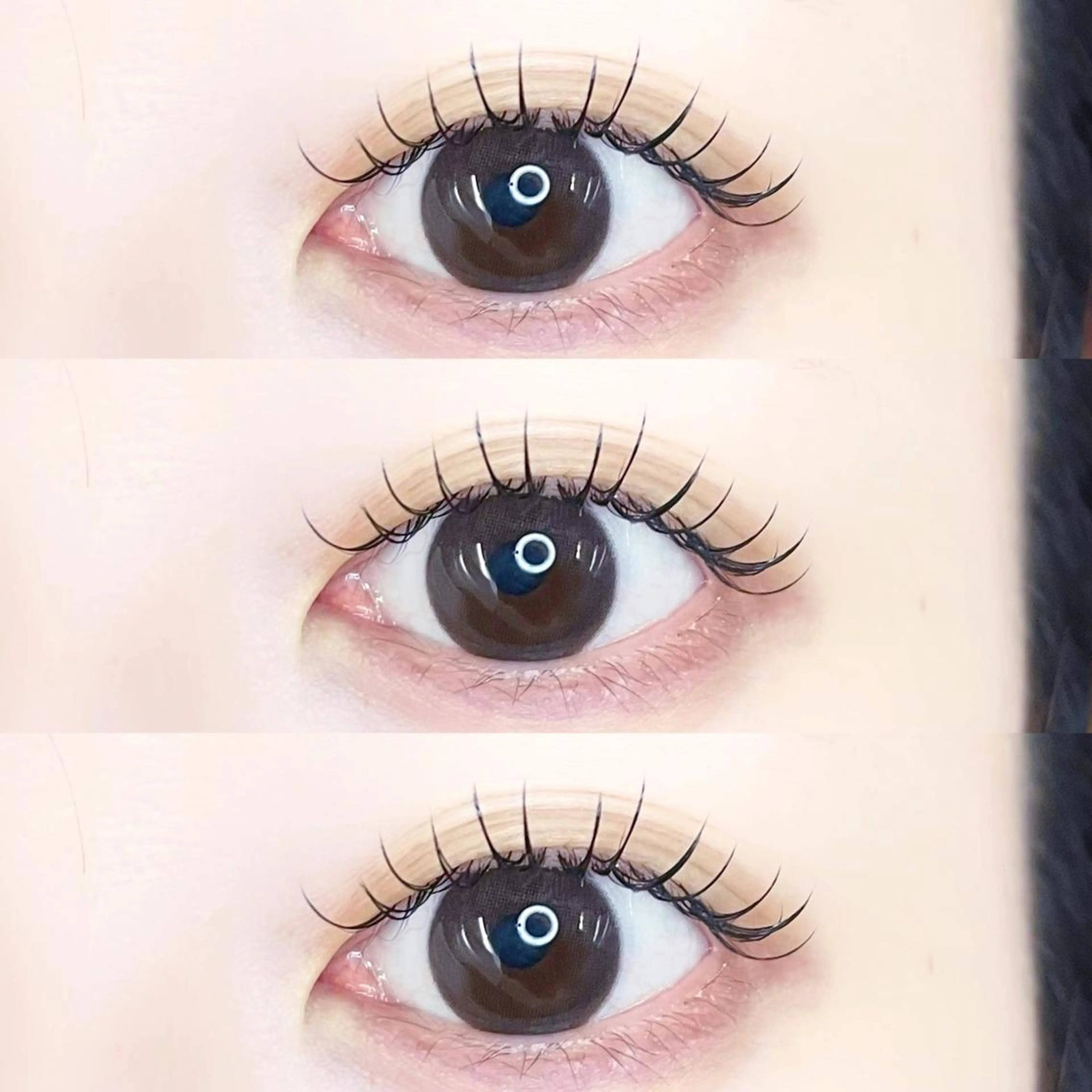 マツエク・マツパ キュート フラットラッシュ マツエク ゆいな 💖のマツエク・マツパデザイン