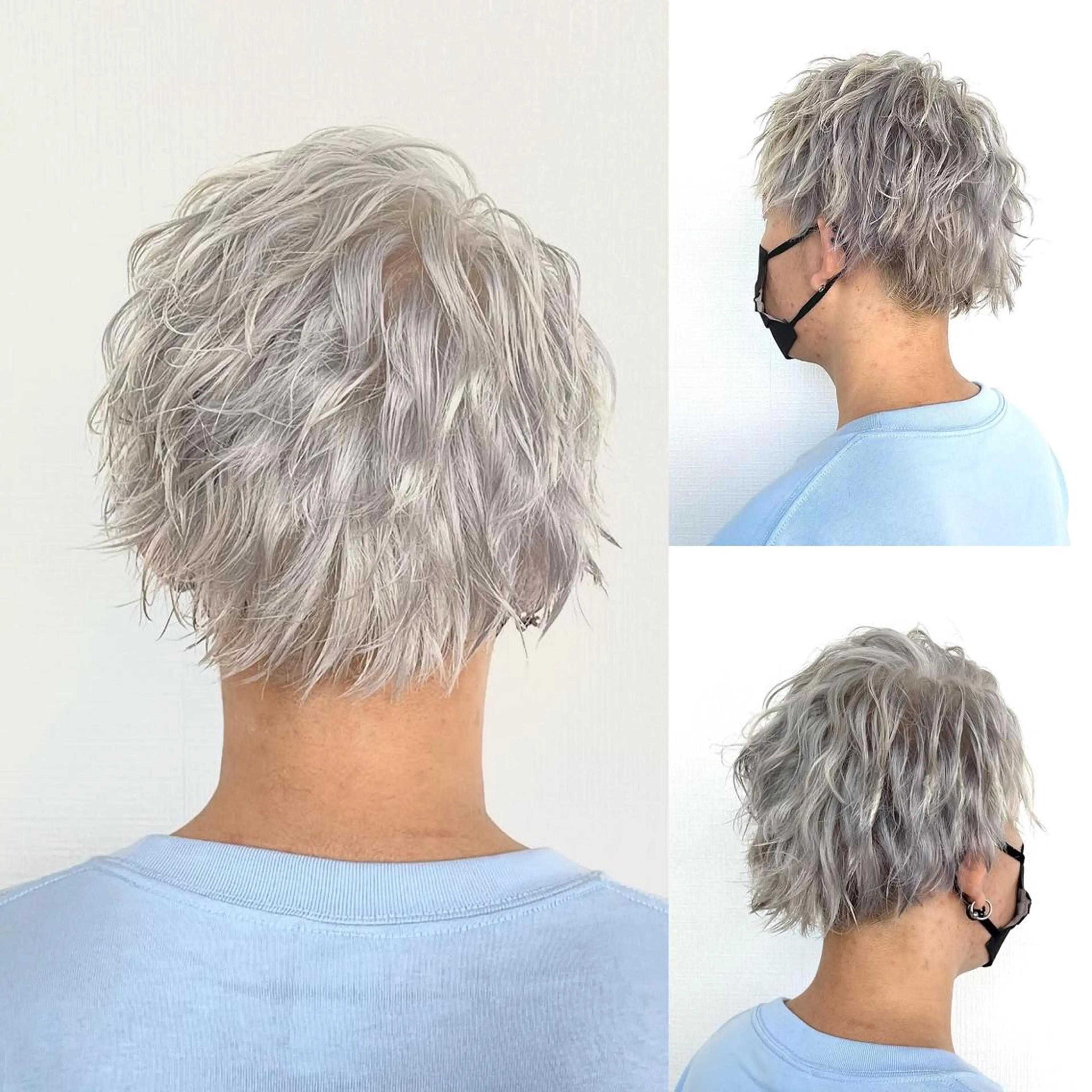 ショート カラー パーマ ヘアアレンジ メンズ キッズ カット ヘアカラー トリートメント ✨最強美容師✨ 💙にっしー西村💙のヘアスタイル