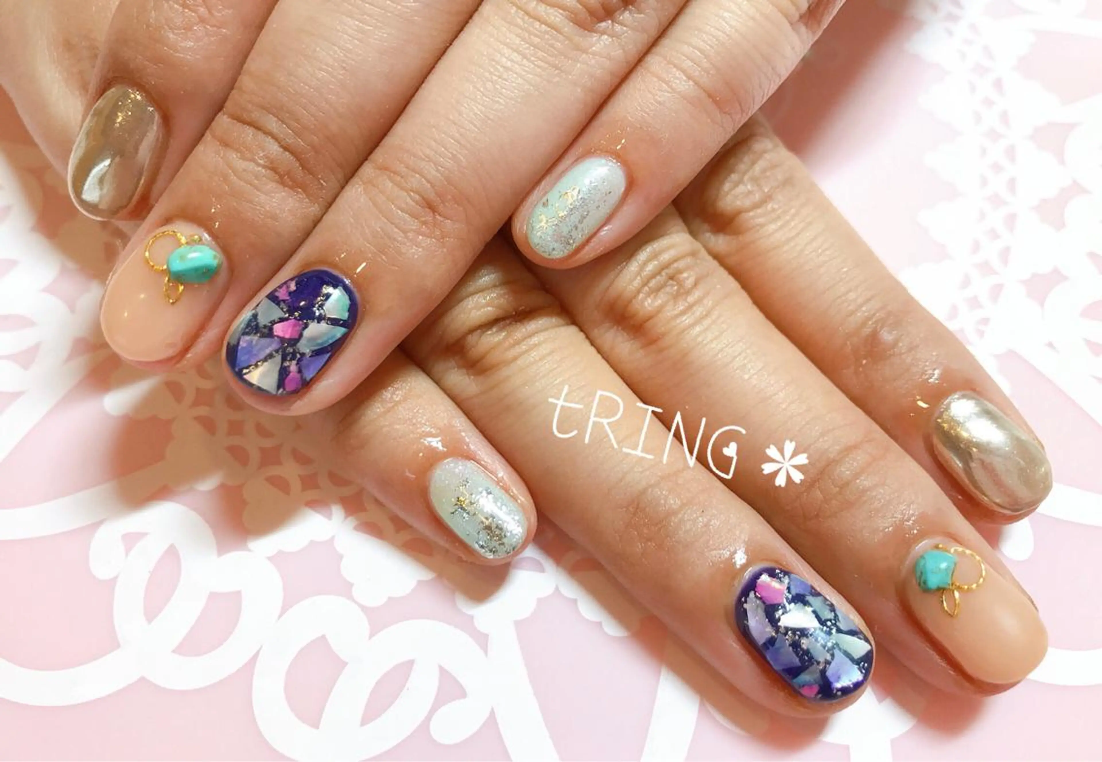 ネイル tRING＊ しいの木台のネイルデザイン