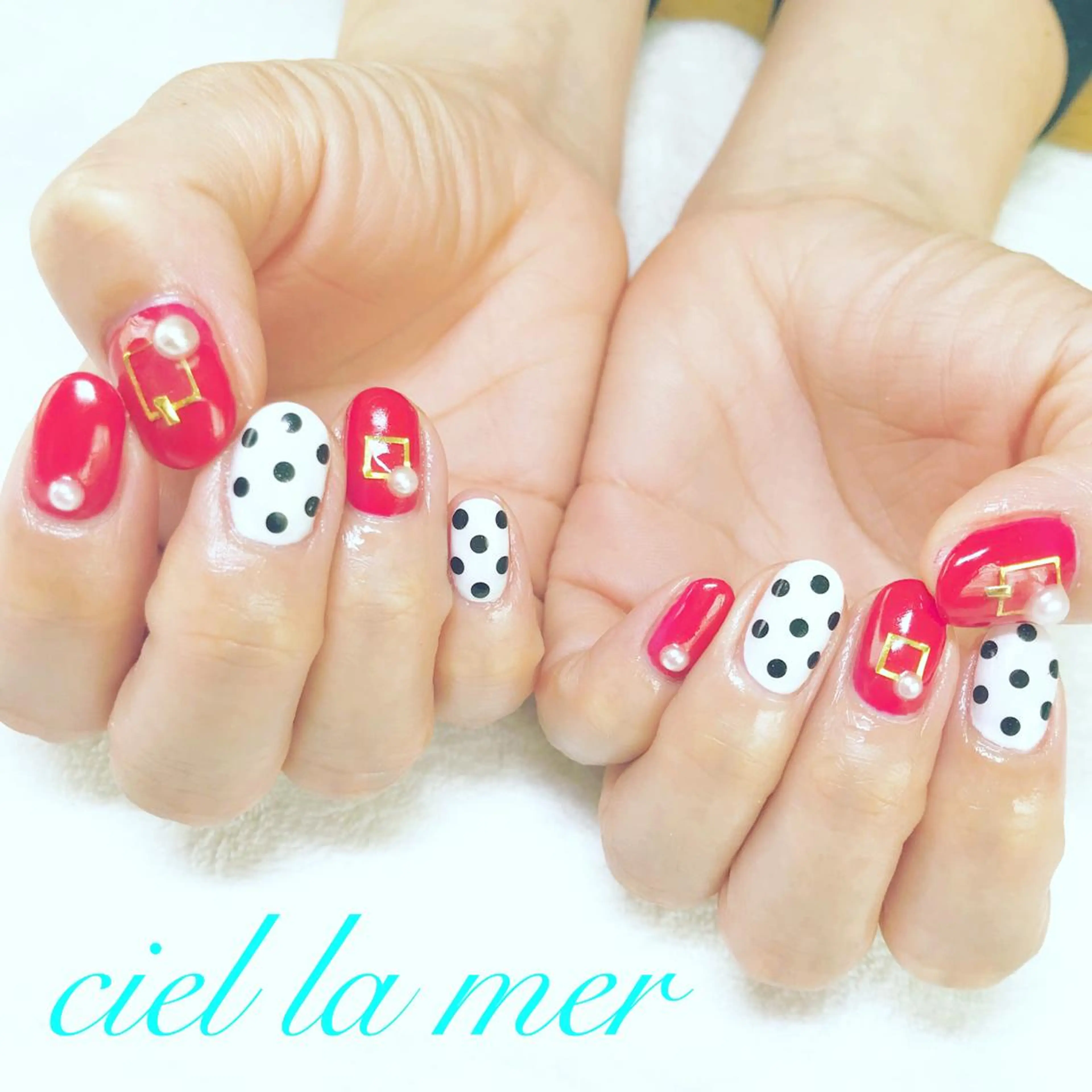 ネイル ハンドネイル フットネイル ciel la merのネイルデザイン