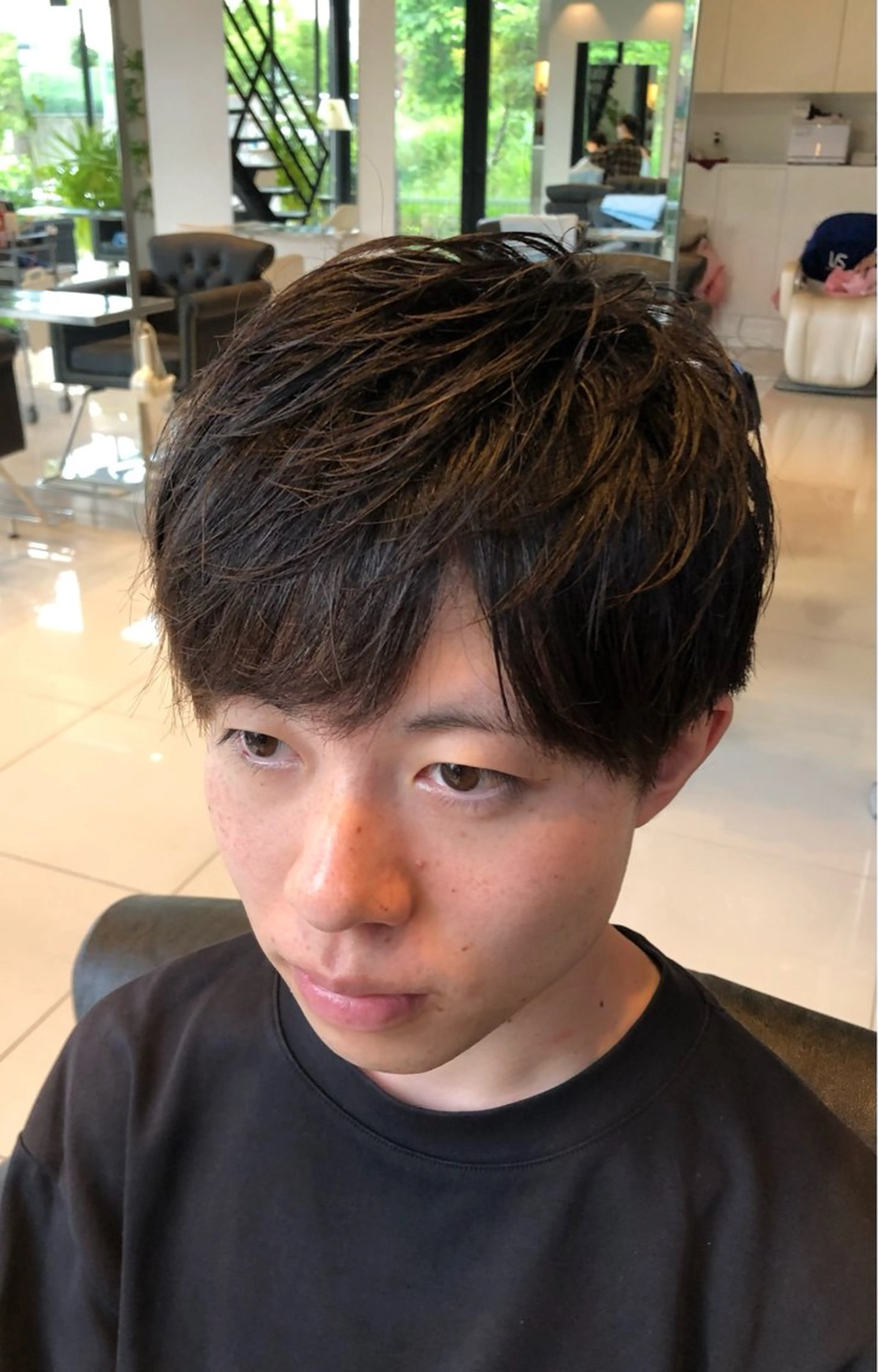 ショート 楠田 凌のヘアスタイル