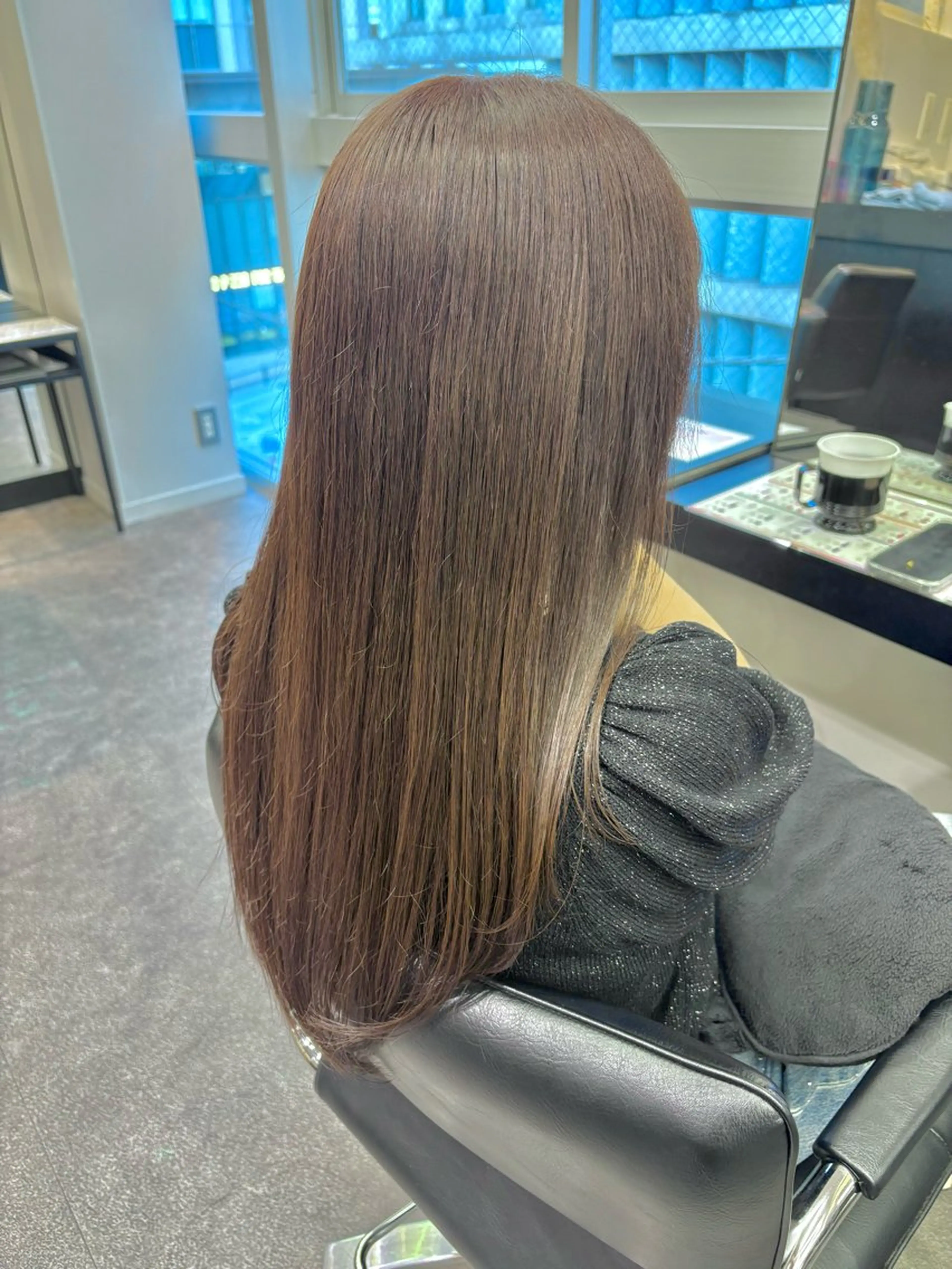 ロング カット ヘアカラー トリートメント ダブルカラー🦖 /髪質改善⚡️しおりのヘアスタイル